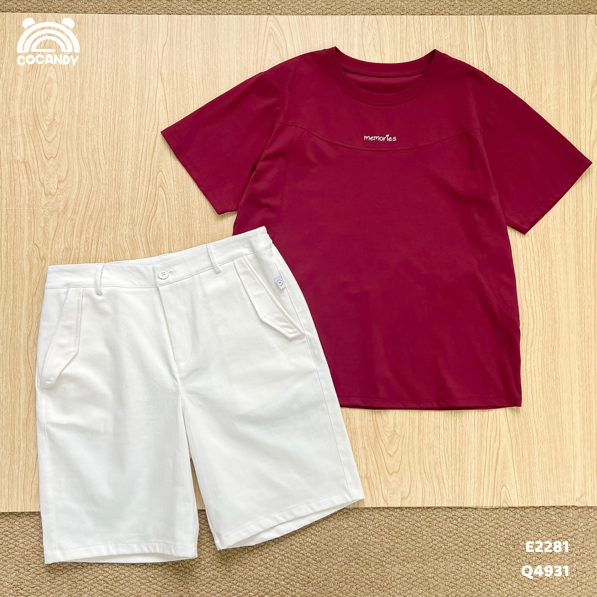 Quần cộc kaki TRẮNG cúc cài NAM_thumbnail_2
