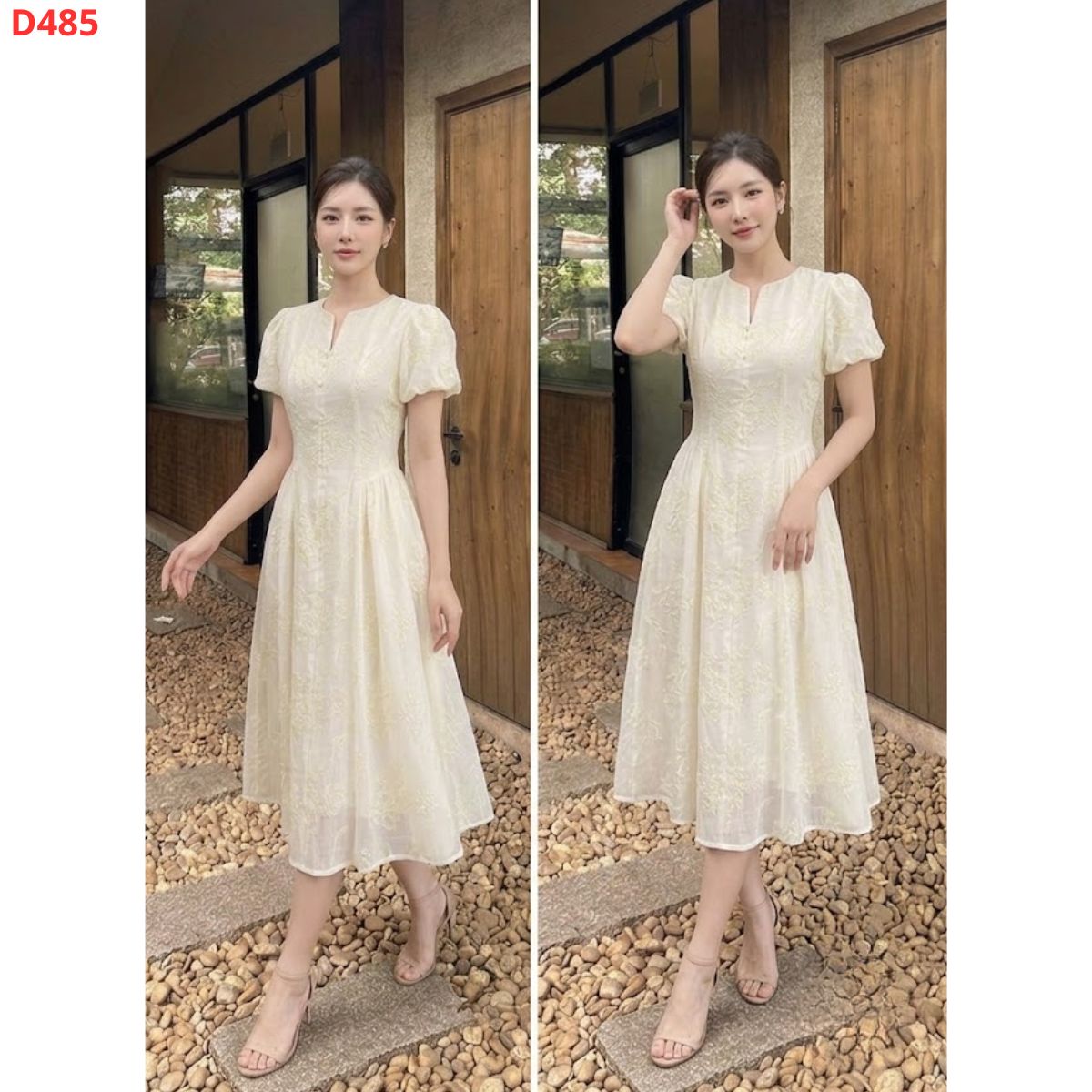 Đầm tơ - ren thêu_thumbnail_4