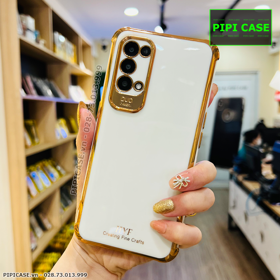 Ốp Lưng Oppo Reno 5 - Luxury - Trắng