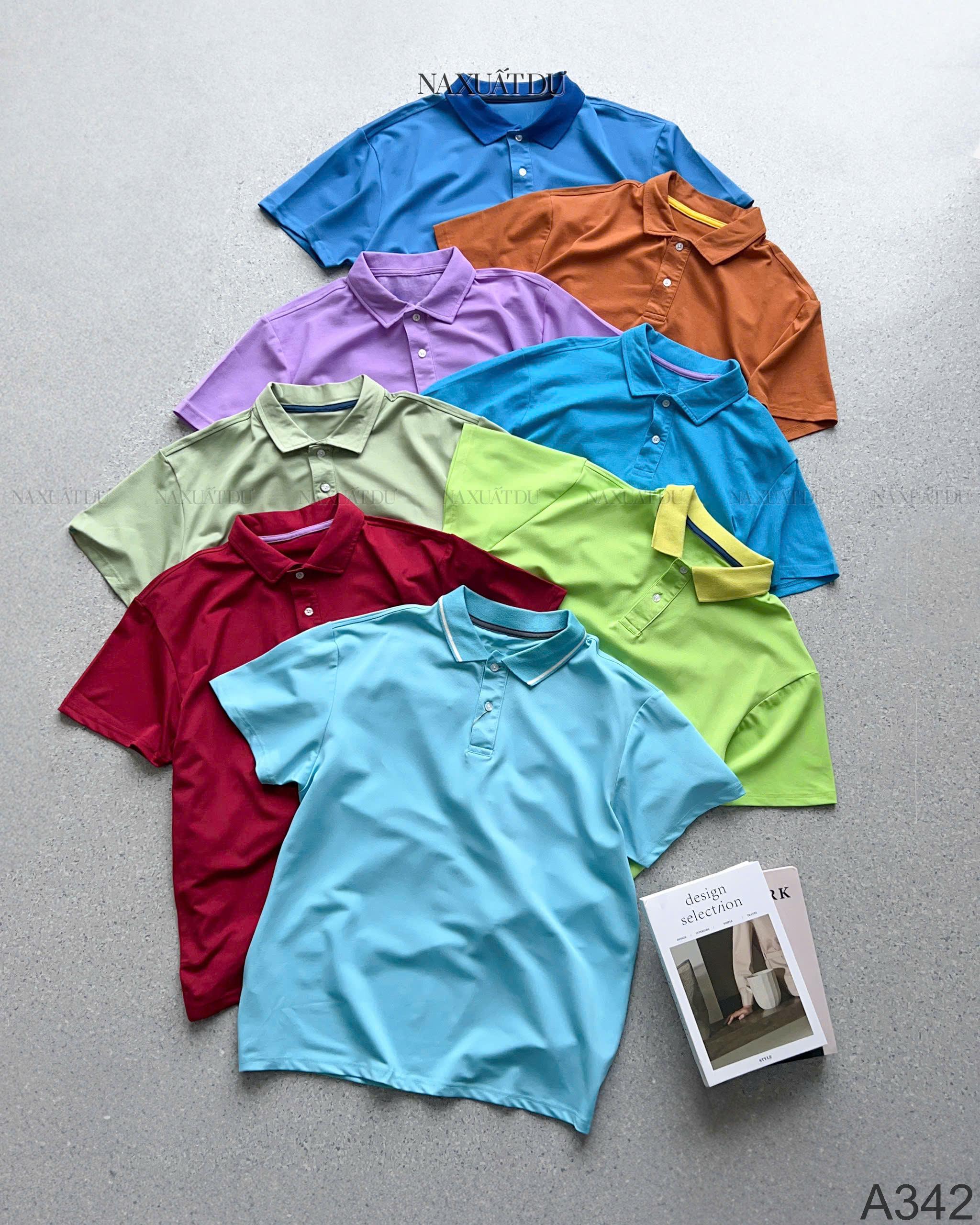 Set 2 áo polo mix màu ngẫu nhiên - A342 (SALE)