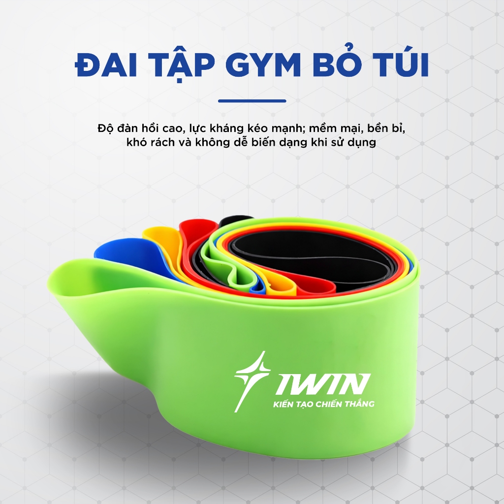 Bộ 5 Dây Kháng Lực iWin 5 Dây 5 Màu 5 Mức Độ Lực Thể Thao Đương Đại_thumbnail_4