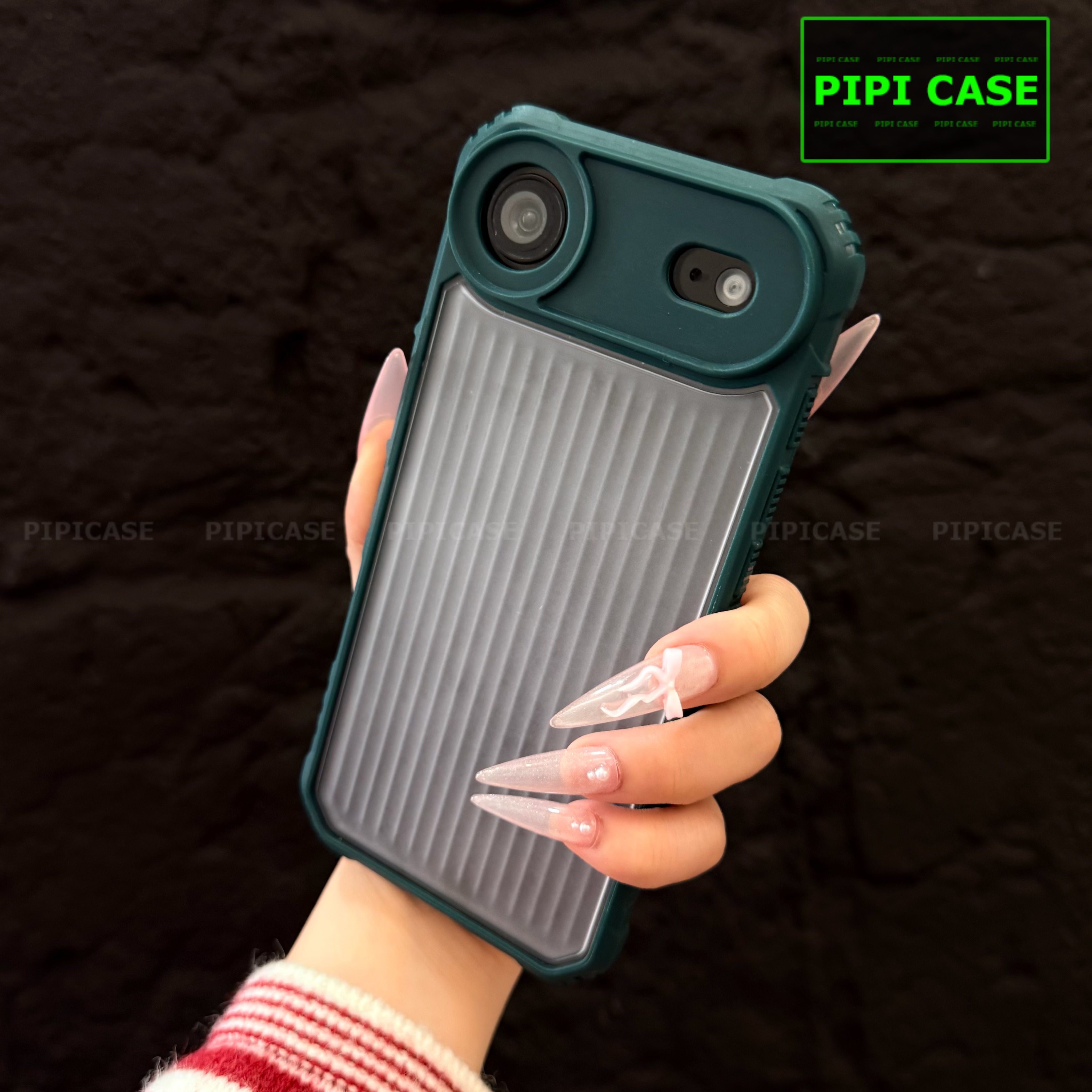 Ốp Lưng iPhone Air - Double 2 - Xanh Rêu_thumbnail_4