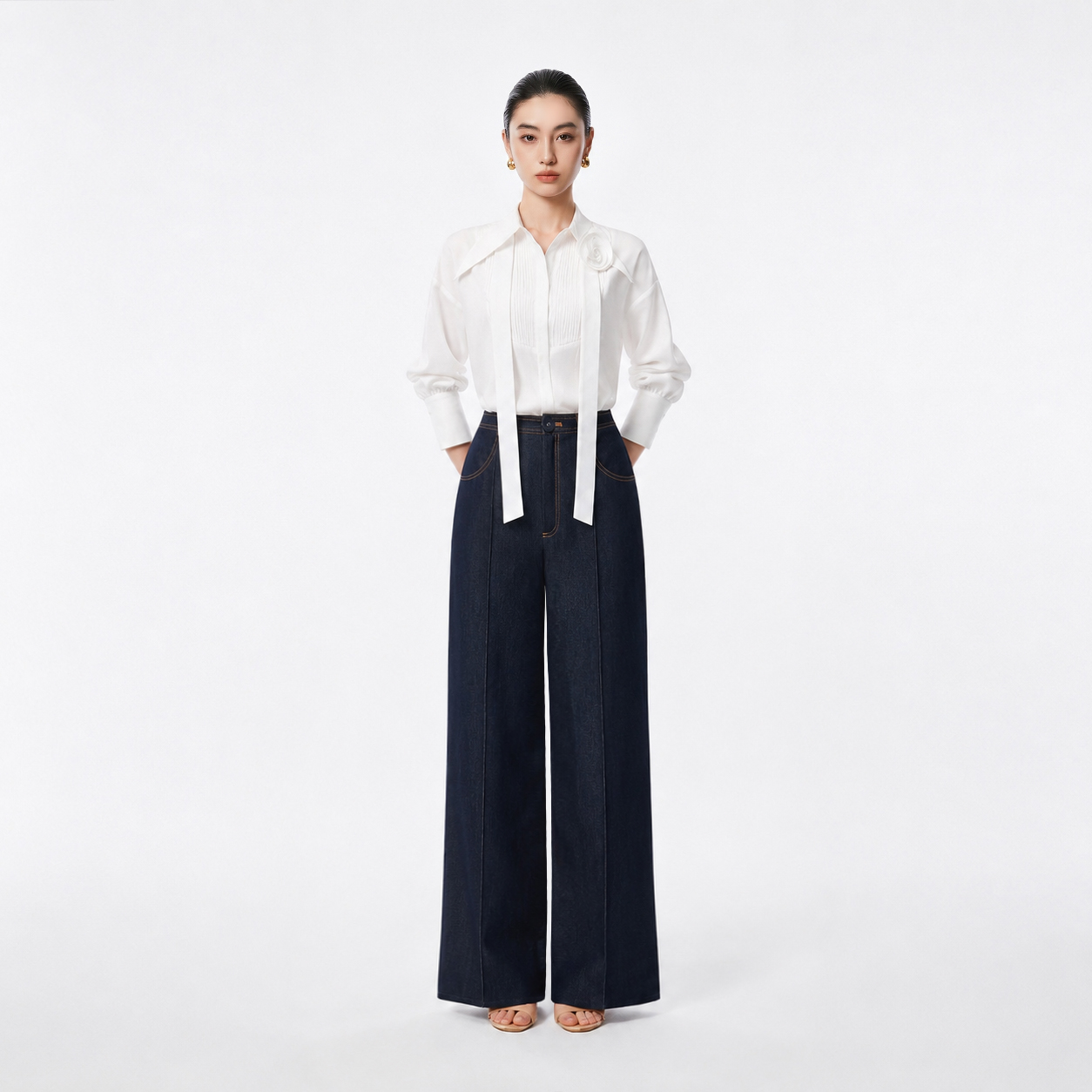 AIKO SHIRT (Kèm belt hoa)