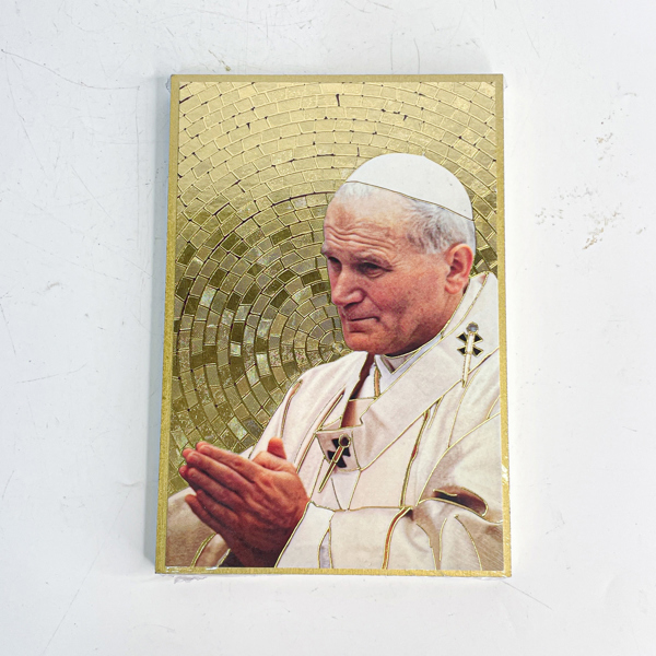 Ảnh Mosaic Giáo hoàng Gioan Phaolô II 10x15cm Italy_thumbnail_1
