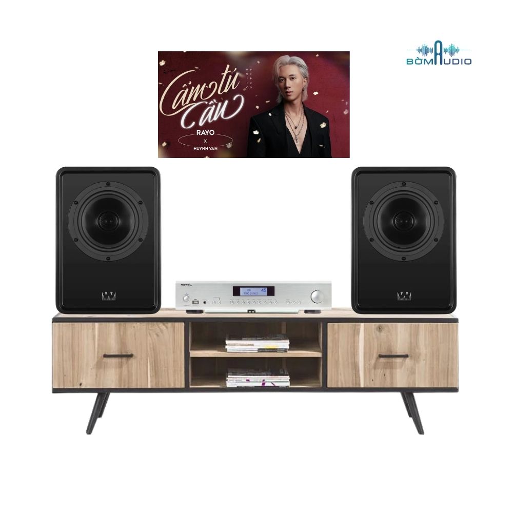 Combo Amply ROTEL A14MKII + Loa Bookshelf WHARFEDALE DENTON 1S - ROW7_thumbnail_1