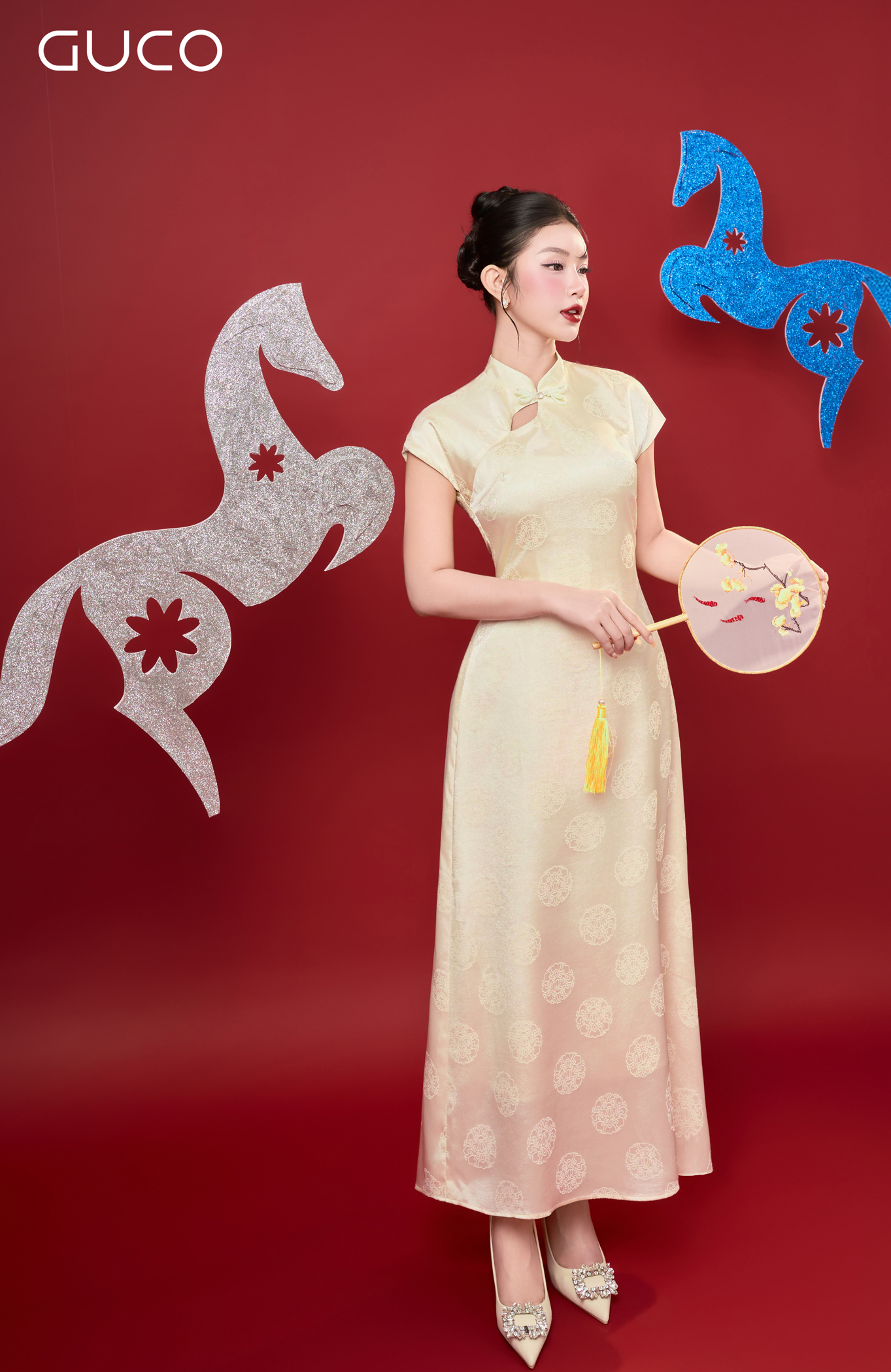 SƯỜN XÁM HOA CÁCH ĐIỆU - VÀNG 5049