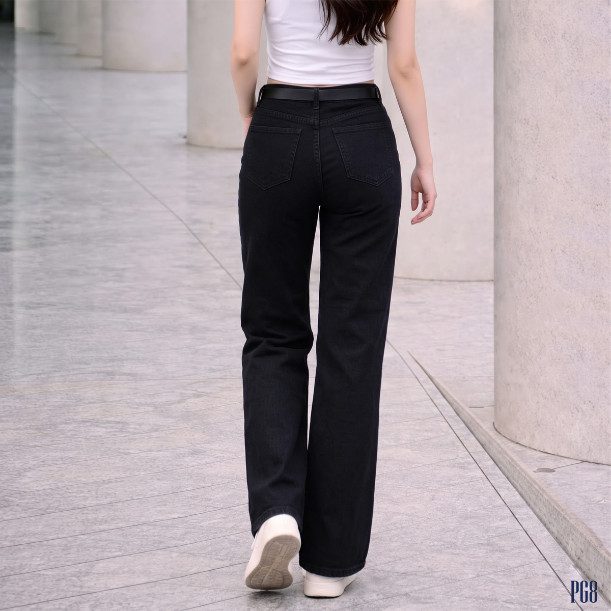 Quần Jeans nữ dáng loe nhẹ ( PG8 )