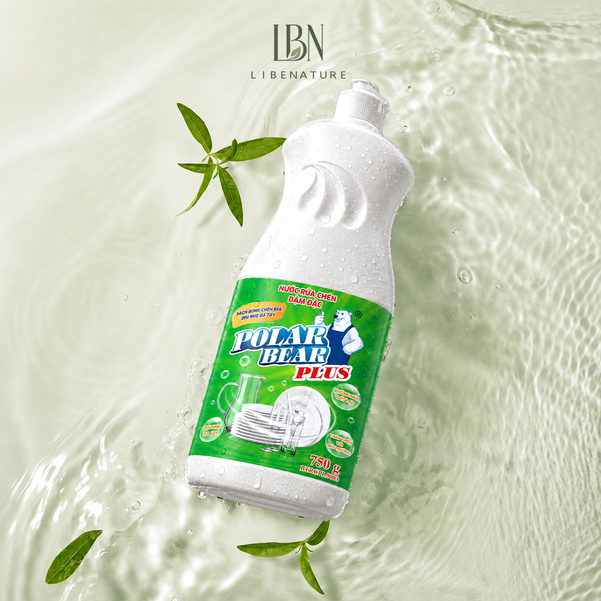 Nước rửa chén đậm đặc Polar Bear Plus