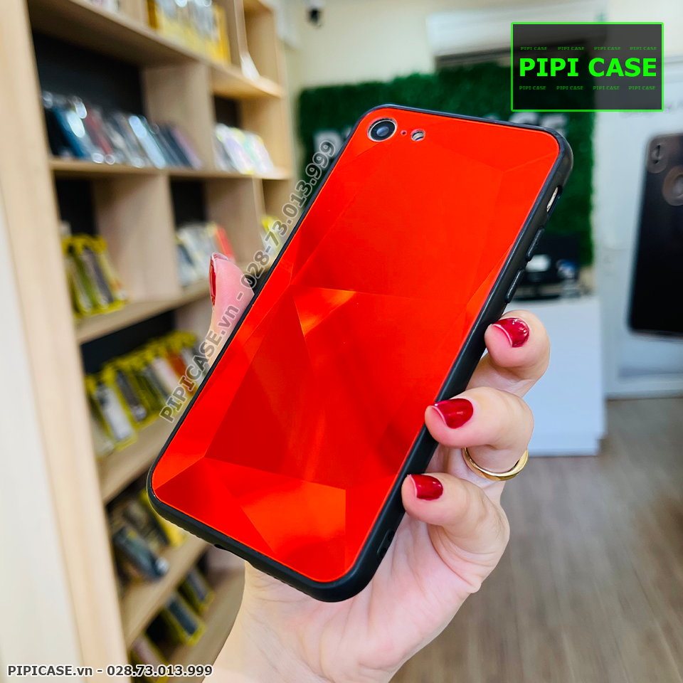Ốp Lưng iPhone 7 / 8 - Kim Cương 6D - Đỏ_thumbnail_2