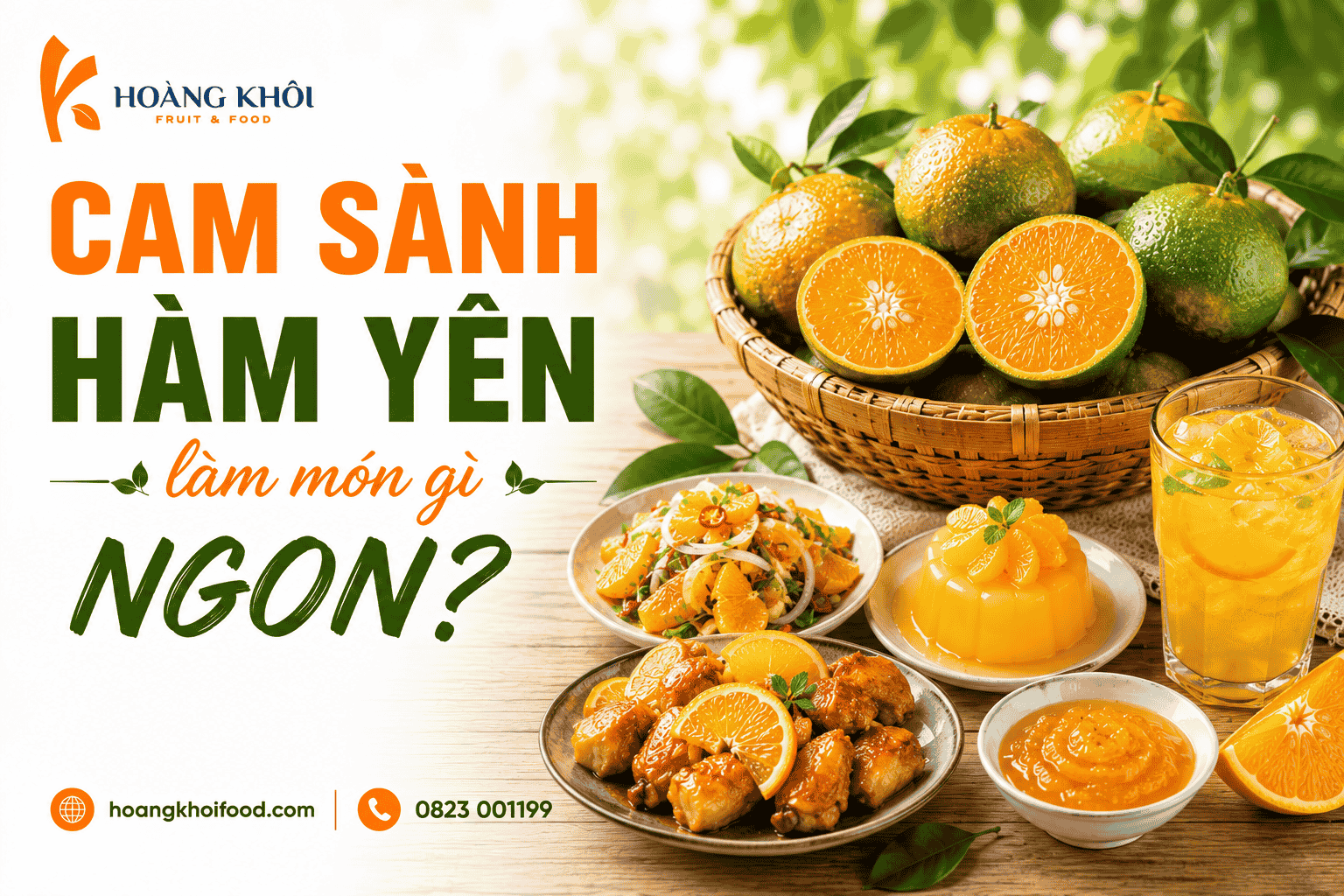 Cam sành Hàm Yên làm món gì ngon?
