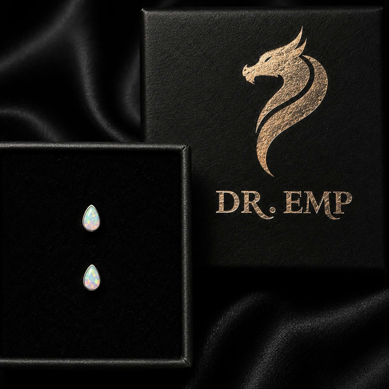 khuyên lưỡi titan giọt nước opal trắng 3mm._thumbnail_2