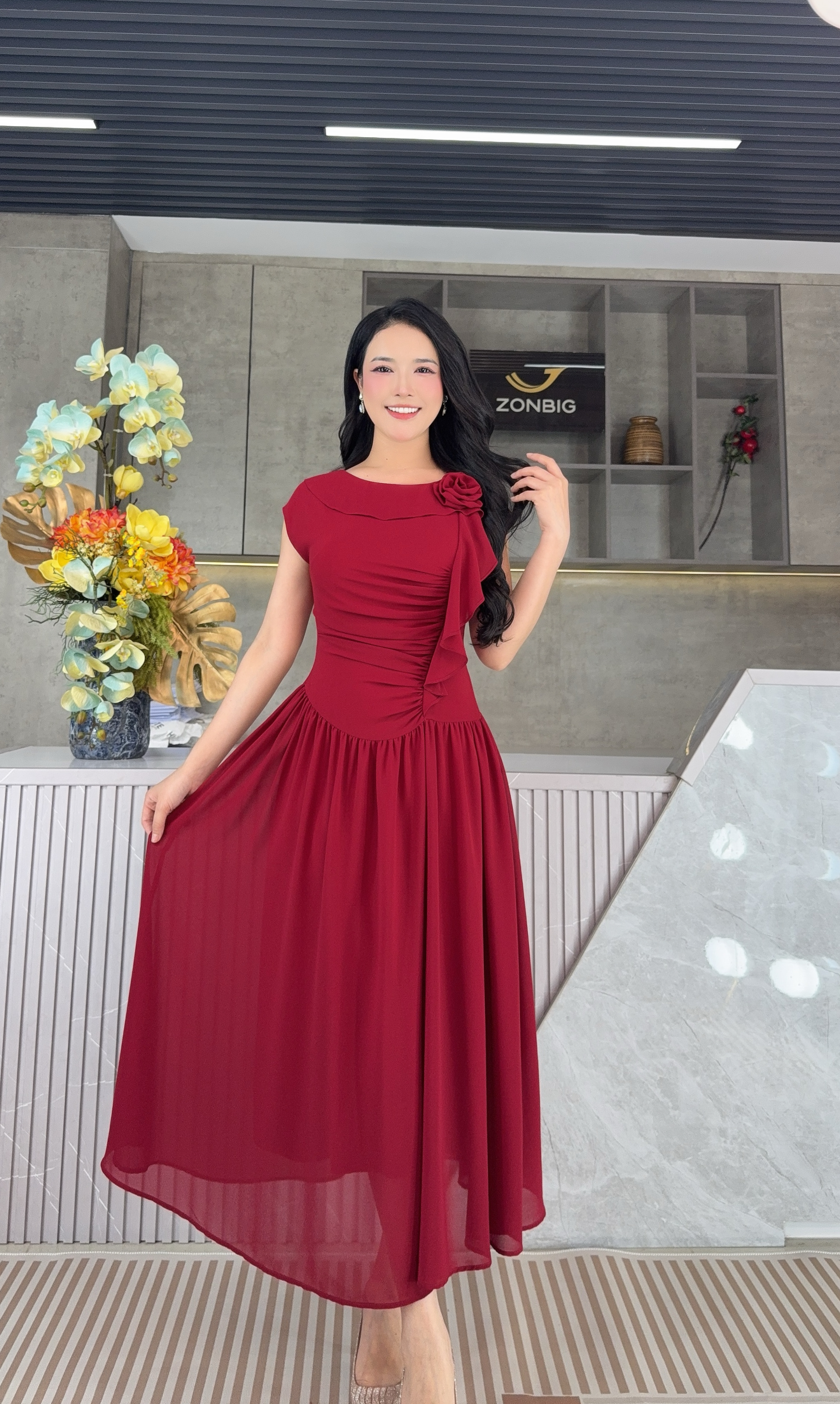Đầm xoè - Y2192 - Thương hiệu ZONBIG