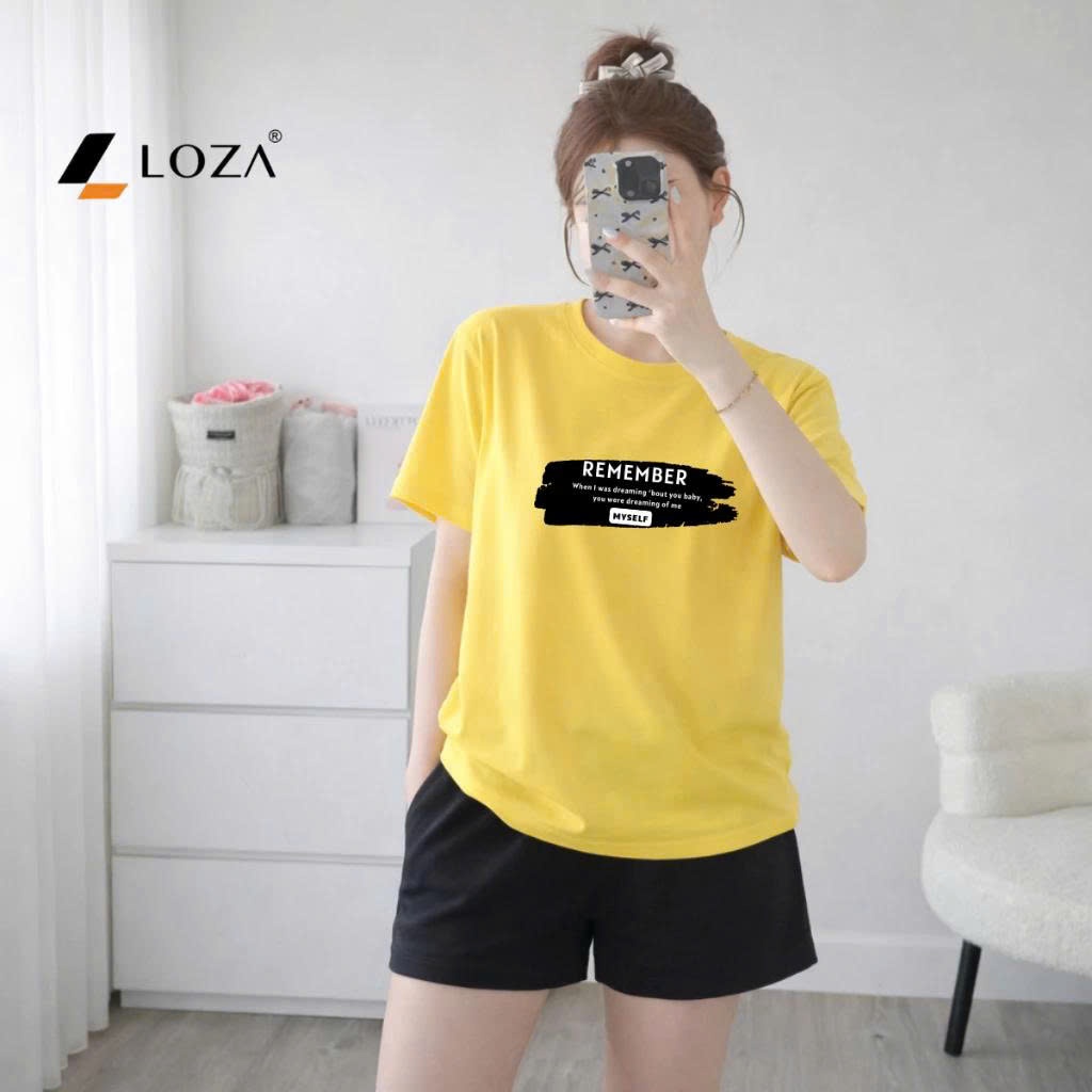 [XẢ KHO BỘ FORM RỘNG] -  Bộ quần áo thun nữ dáng rộng nhiều hình in - LOZA XB013_thumbnail_16