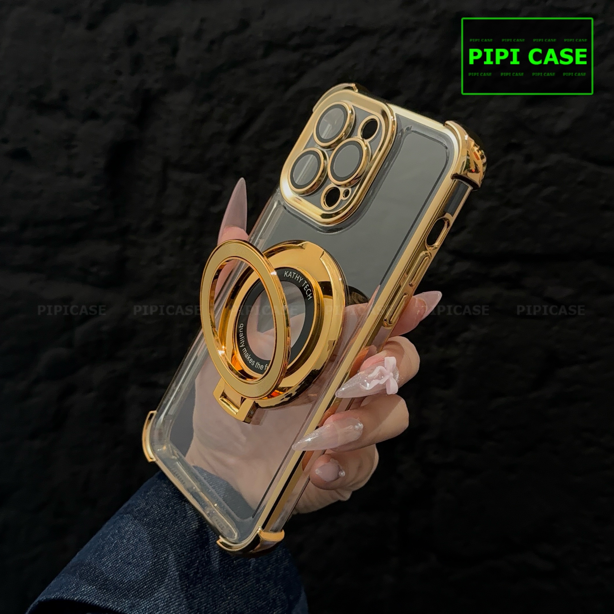 Ốp Lưng iPhone 15 Pro - Ven - Vàng_thumbnail_7