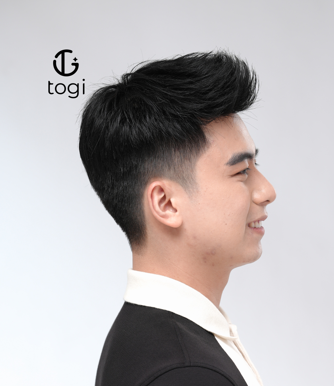 Tóc giả nam Short quiff cho tóc hói làm từ tóc thật_thumbnail_2