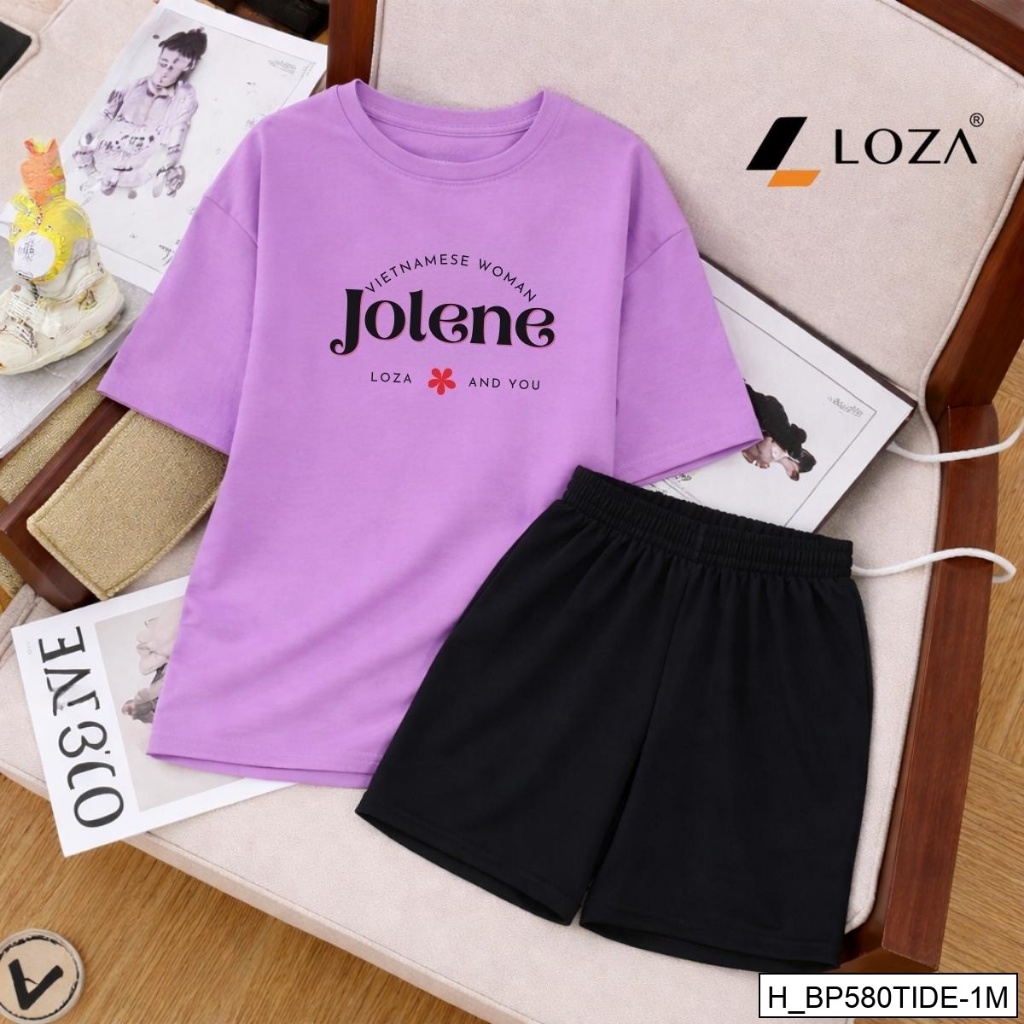 [XẢ KHO BỘ FORM RỘNG] -  Bộ quần áo thun nữ dáng rộng nhiều hình in - LOZA XB013_thumbnail_71