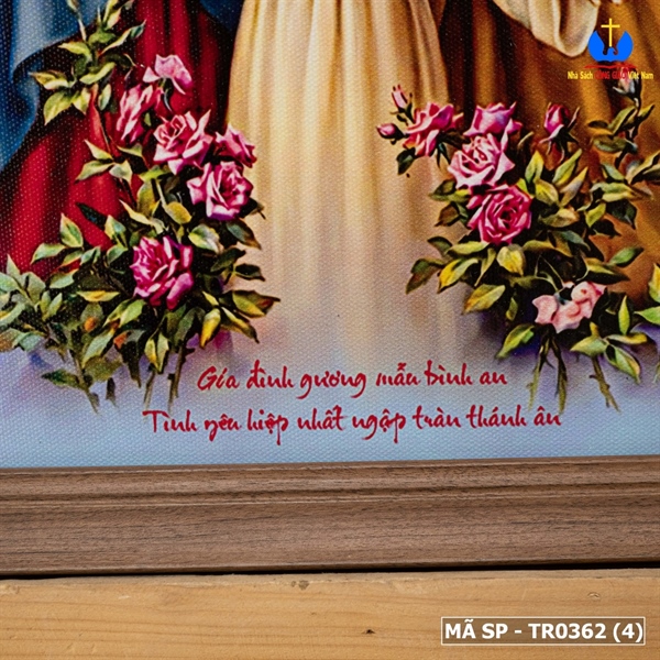 Tranh Gia Đình Thánh Gia 25x35cm khung Hàn Quốc_thumbnail_2