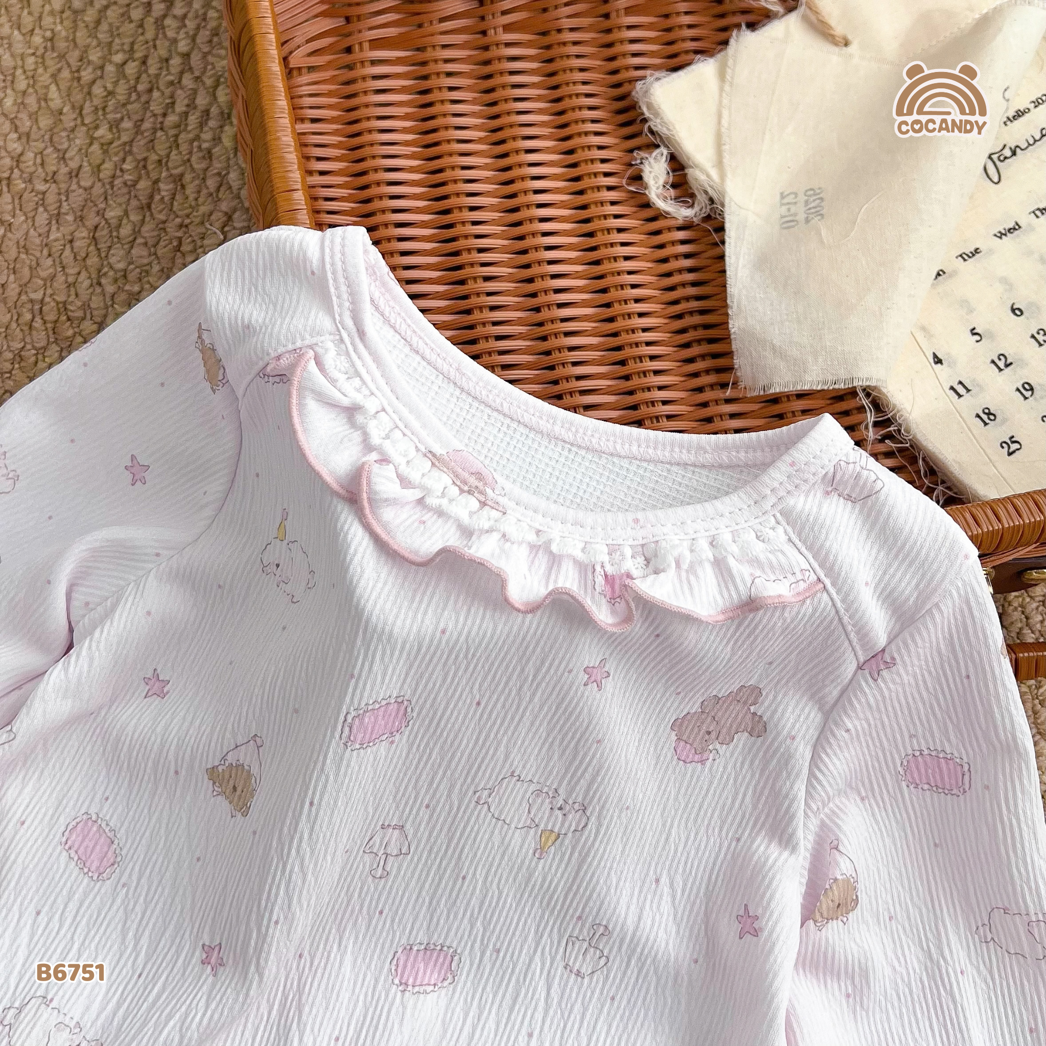 Bộ dài HỒNG họa tiết gấu cún_thumbnail_4