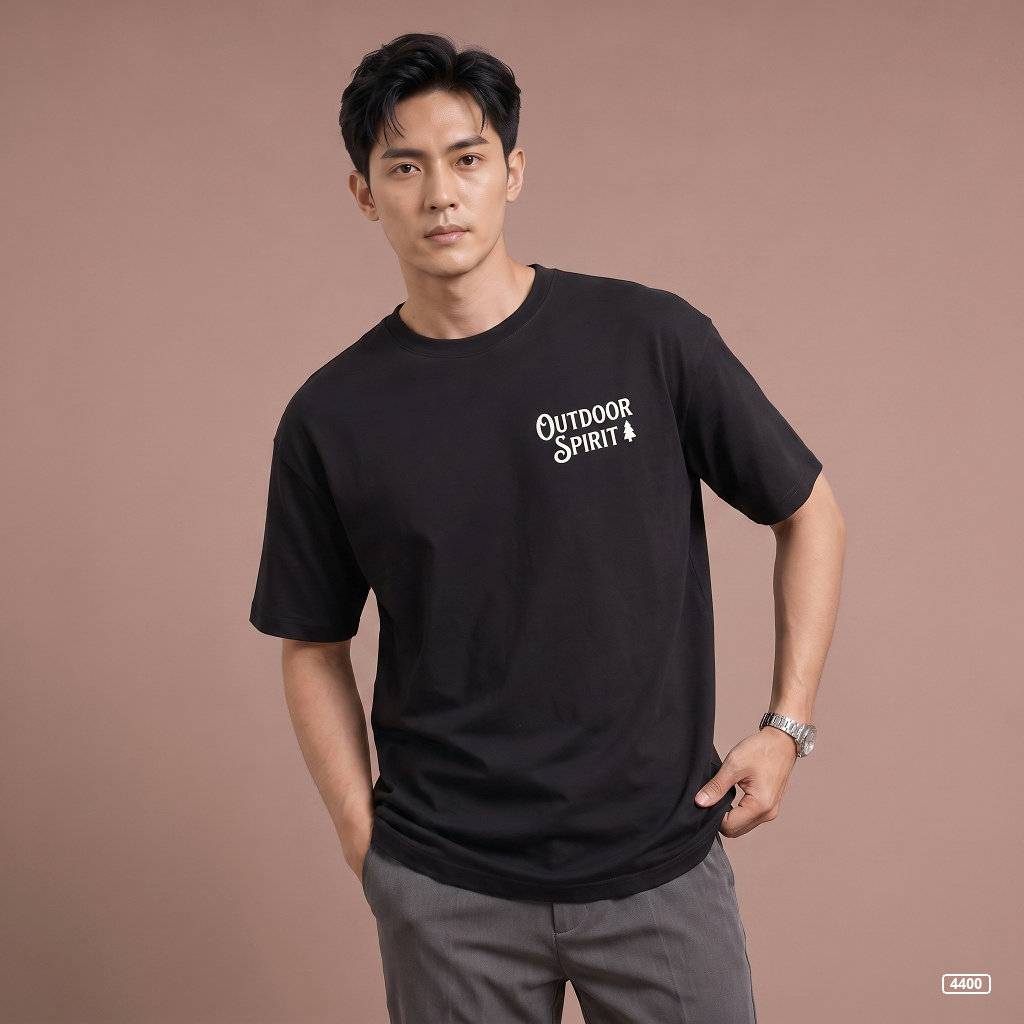 Áo thun nam outdoor spirit form rộng TeePrint 4400_thumbnail_7