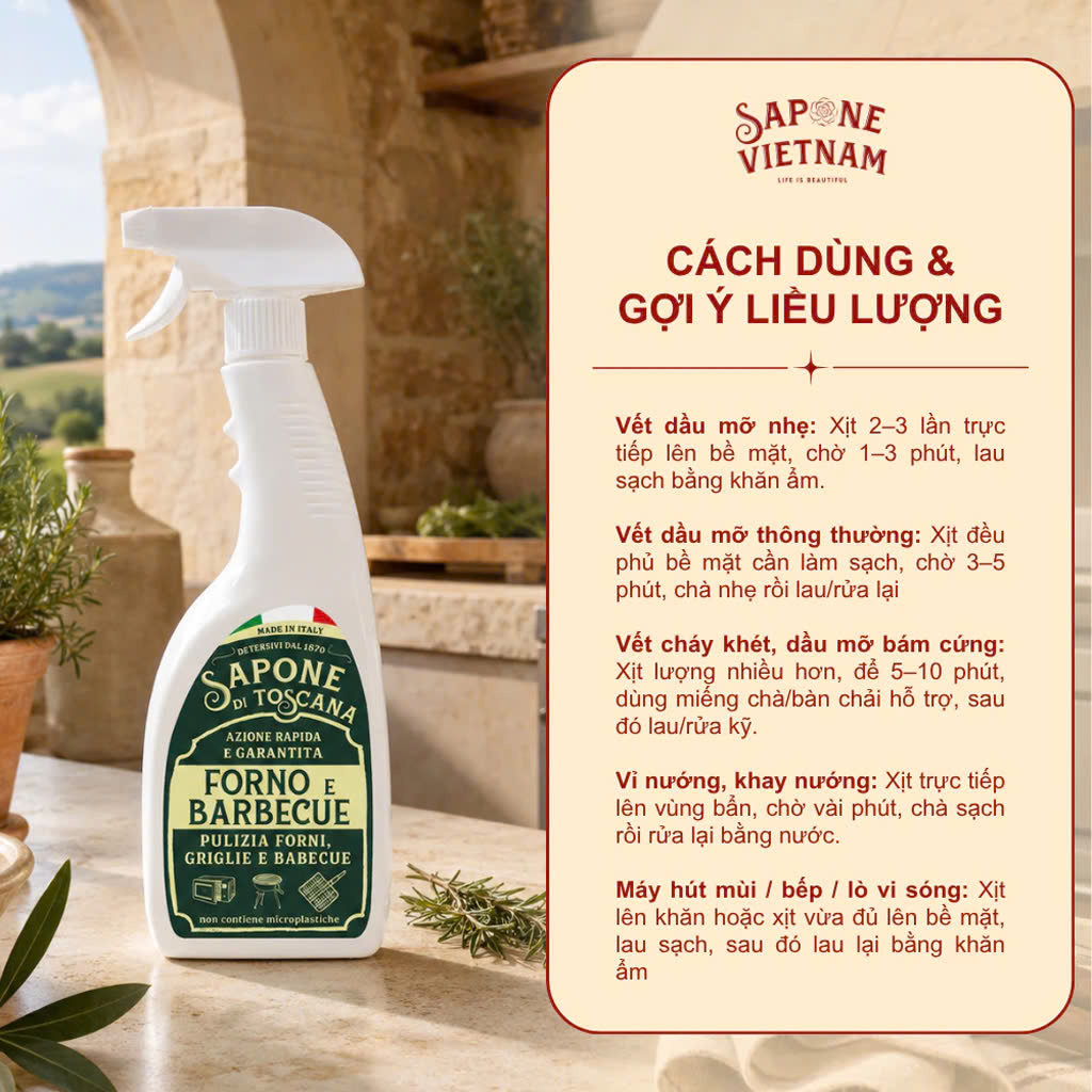 Chai Xịt Tẩy Rửa Lò Nướng & Vỉ Nướng Sapone 750ml_thumbnail_3