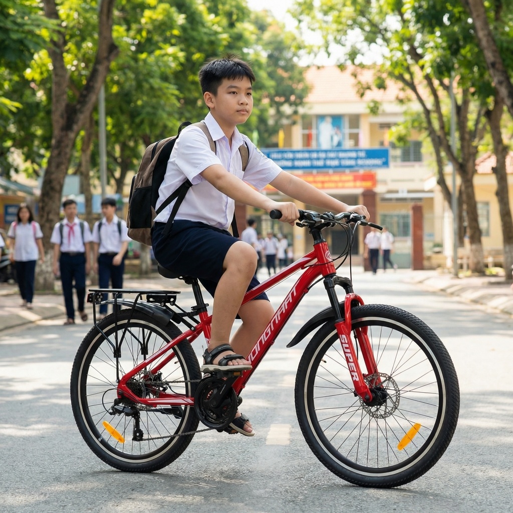 [TẶNG PHỤ KIỆN] Xe Đạp Thể Thao Thống Nhất Super 24 Dành Cho Học Sinh, Người Lớn Đi Học_thumbnail_2