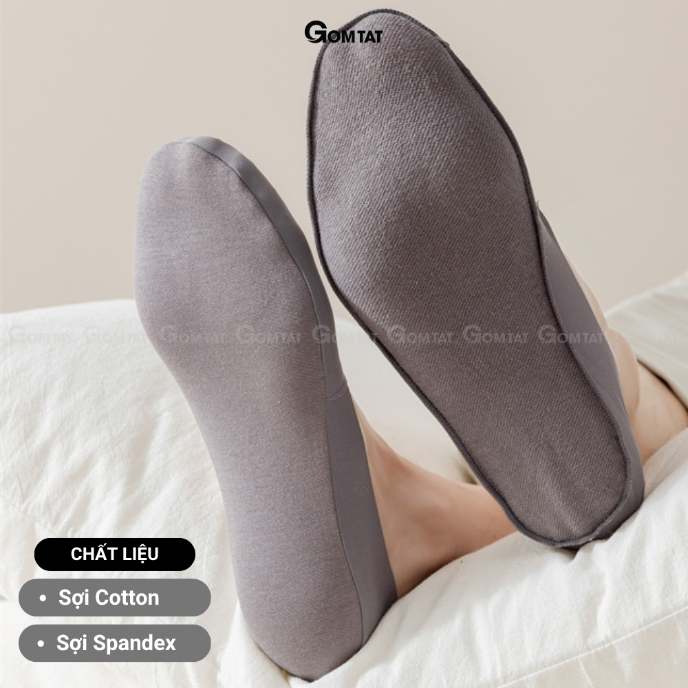 [MUA 10 TẶNG 2] Combo 10 đôi tất tàng hình nam GOMTAT có đệm silicone chống tuột gót - UYE-7010-CB12_thumbnail_3