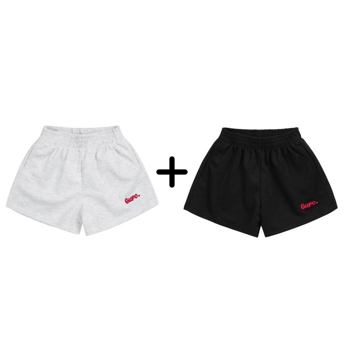 Quần Short Nữ GUPO Thêu Chữ Form Rộng Nỉ 2 Da Mềm Mịn Thoáng Mát Không Bai Xù - QS-HD-01_thumbnail_11