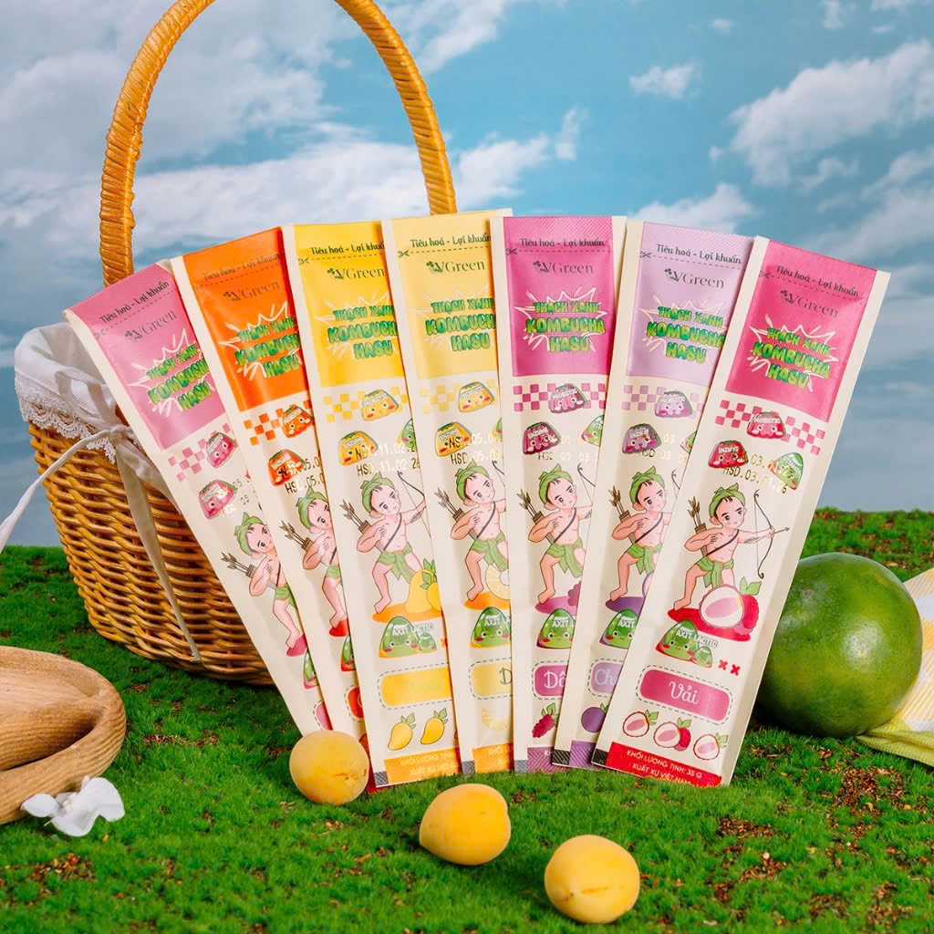 Combo 2 Hộp Thạch Xanh Kombucha