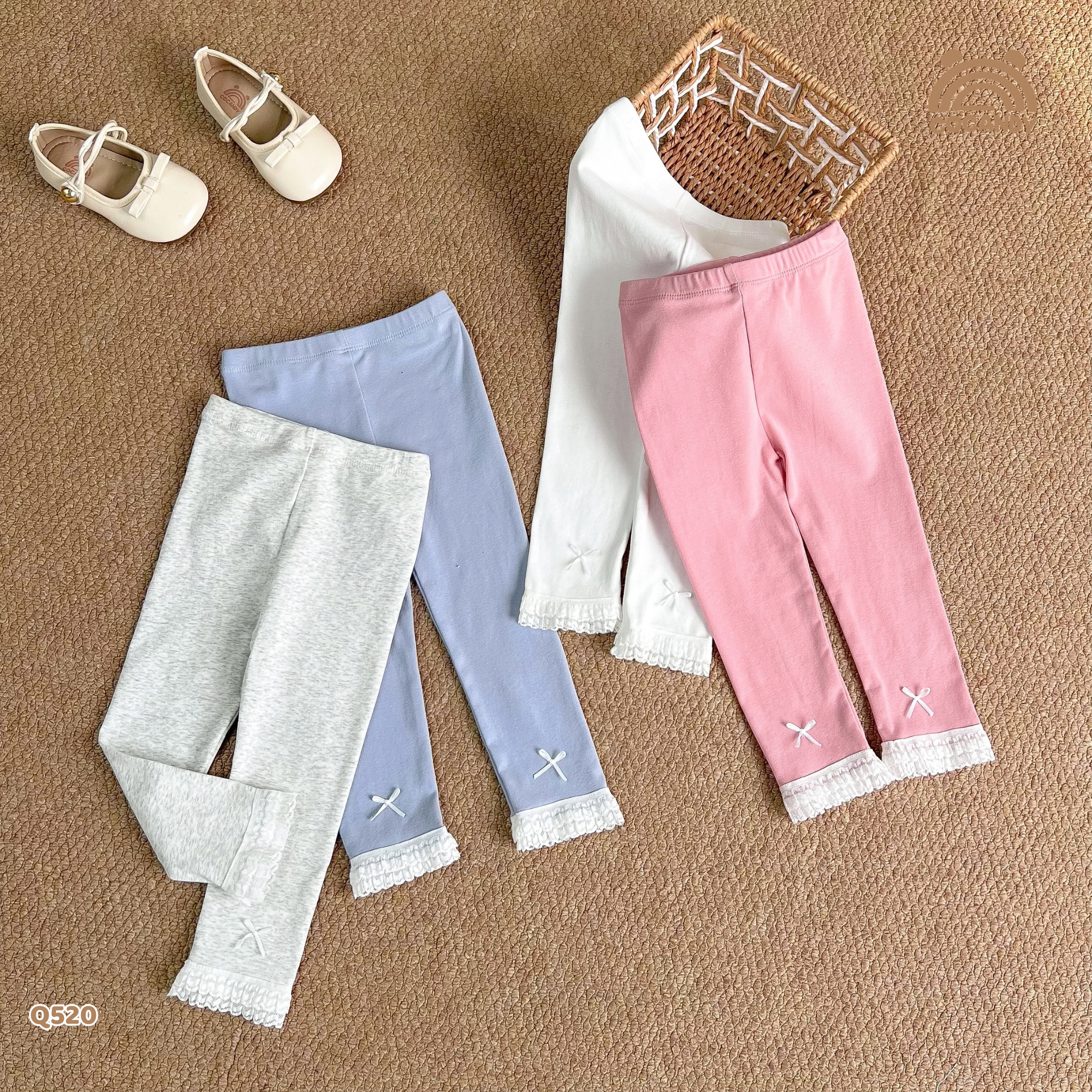 Quần dài legging GHI nhún ren 2 lớp_thumbnail_3
