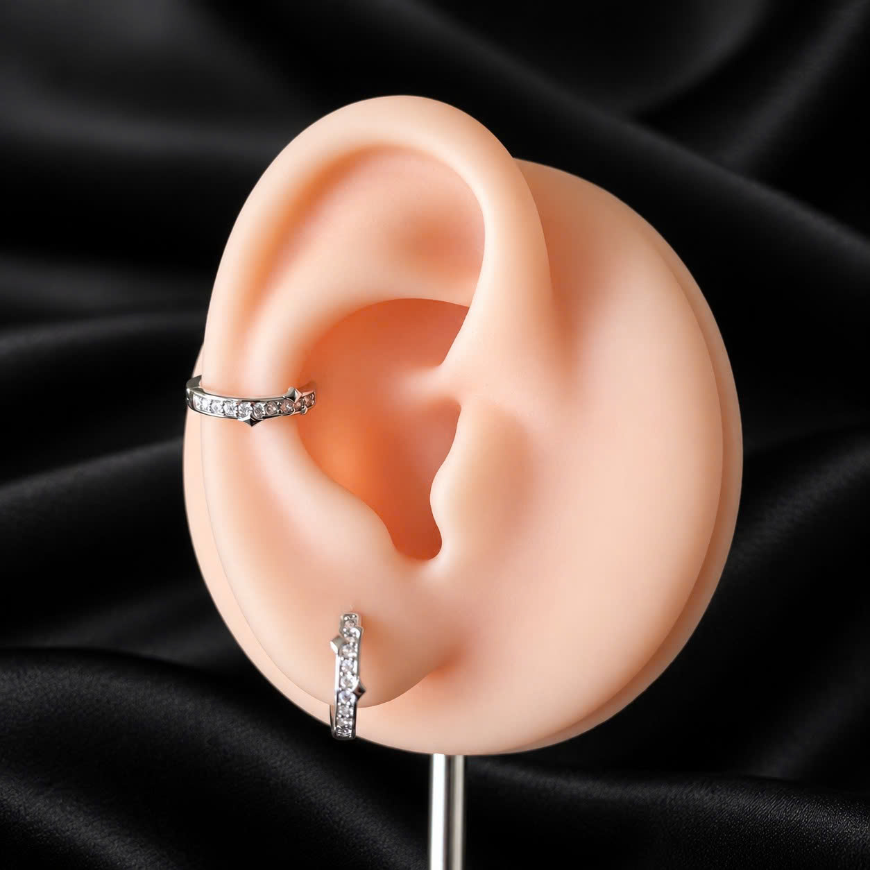 khuyên vòng kiểu dải kim cương ngôi sao nhỏ 10mm_thumbnail_3