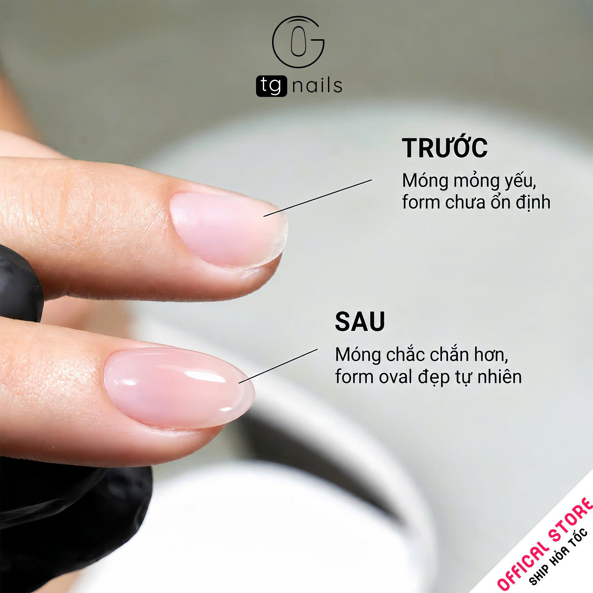 Cứng móng TG NAILS, Khối lượng tịnh: 12g. Nhãn hàng: TG NAILS - GEL Cứng Móng_thumbnail_5