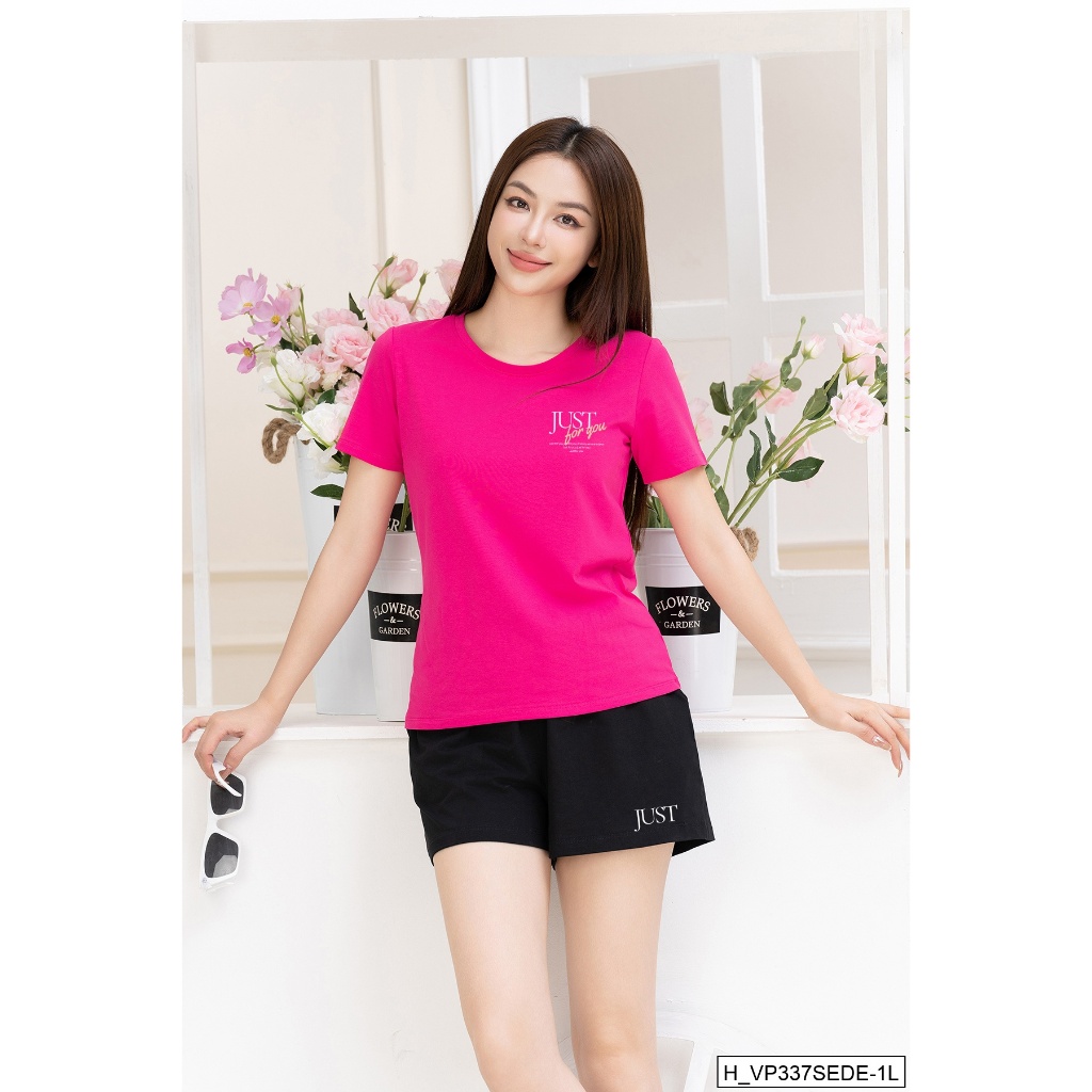[XẢ KHO BỘ FORM VỪA] Bộ quần áo thun nữ dáng vừa nhiều hình dễ mặc - Loza XB014_thumbnail_40