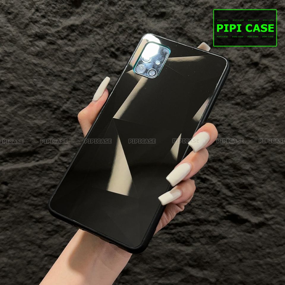 Ốp Lưng Samsung A71 - Kim Cương 6D - Đen_thumbnail_1