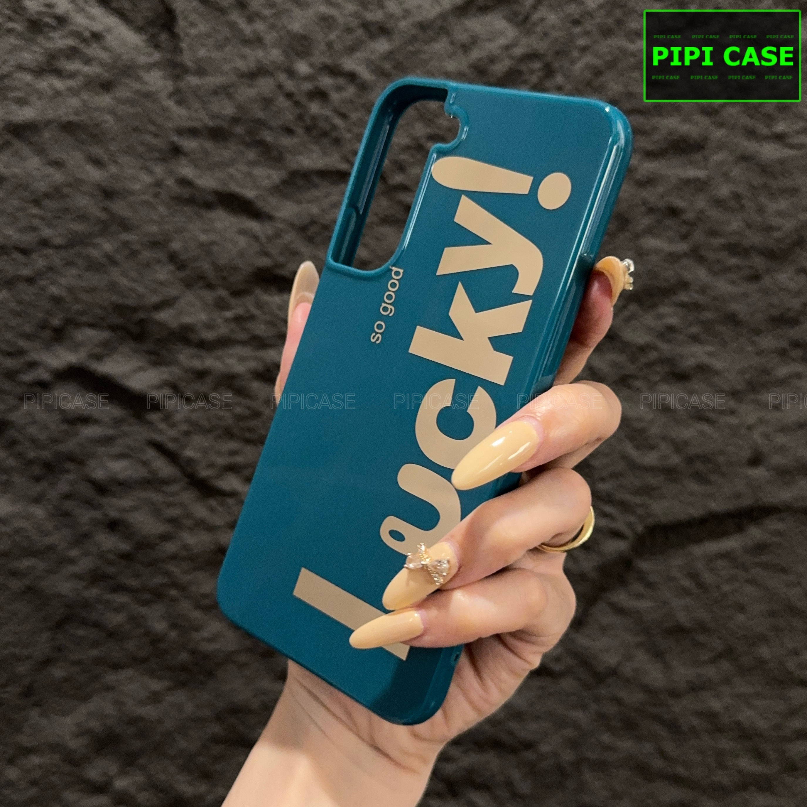 Ốp Lưng Samsung S22 Plus 5G - Lucky - Xanh Dương