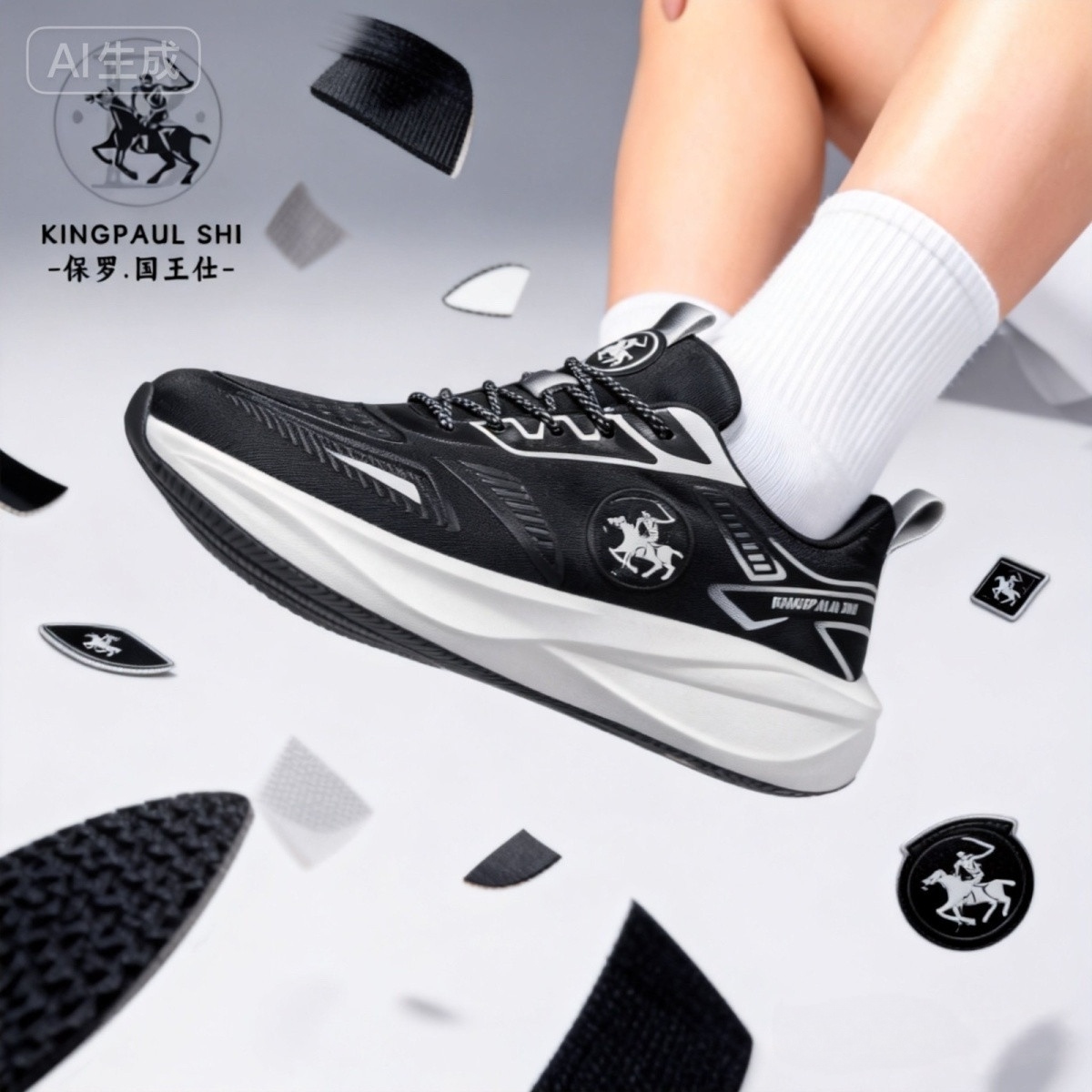 Giày Thể Thao Nam KINGPAUL SHI Cổ Thấp Sneaker Nam Chạy Bộ Đi Học Đi Chơi Đế Cao Cấp Tăng Chiều Cao_thumbnail_3
