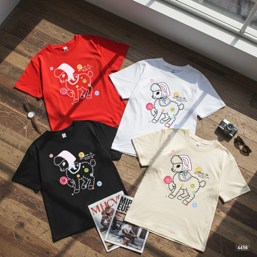 Áo baby tee Hàn Quốc form ôm poodle cute Miucho 4458_thumbnail_6