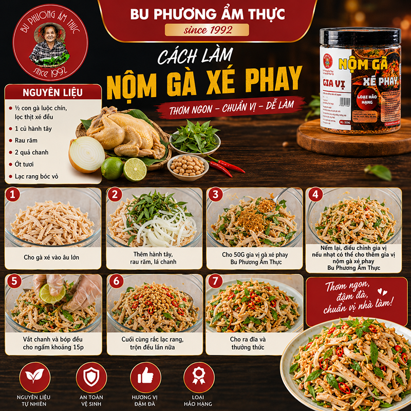 Gia Vị Nộm Gà Xé Phay Bu Phương 333G – Trộn Nộm Gà, Tai Heo, Nộm Chay Chuẩn Vị - BP40_thumbnail_5