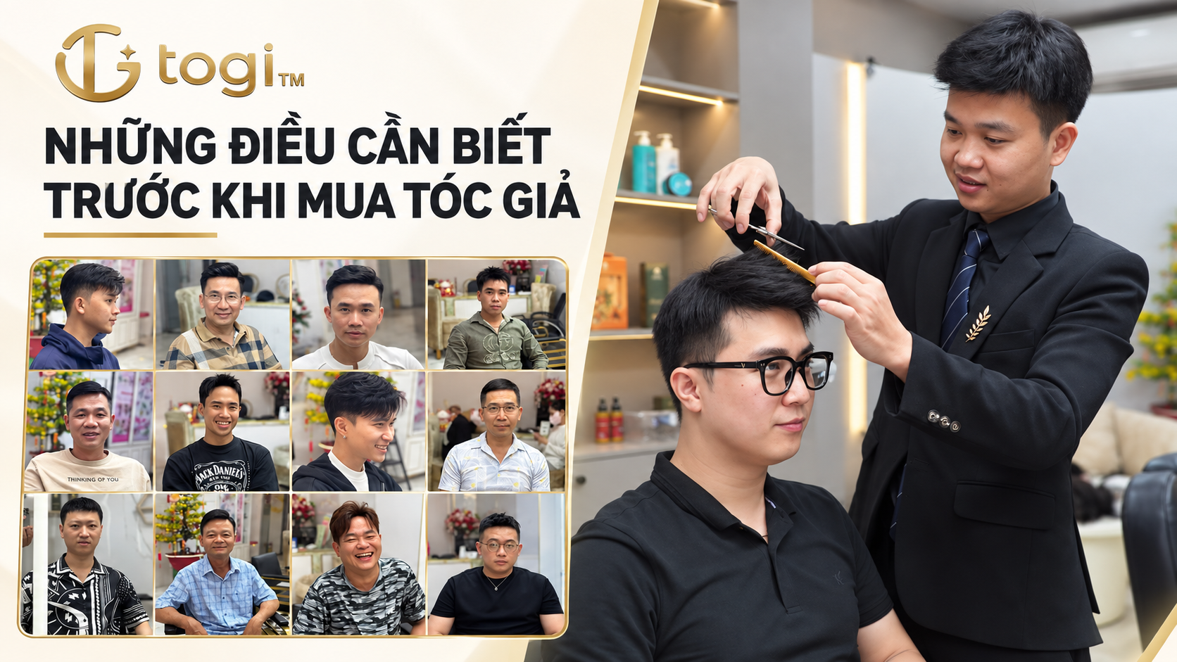 9 Điều Cần Biết Trước Khi Mua Tóc Giả Nam | TOGI Hair