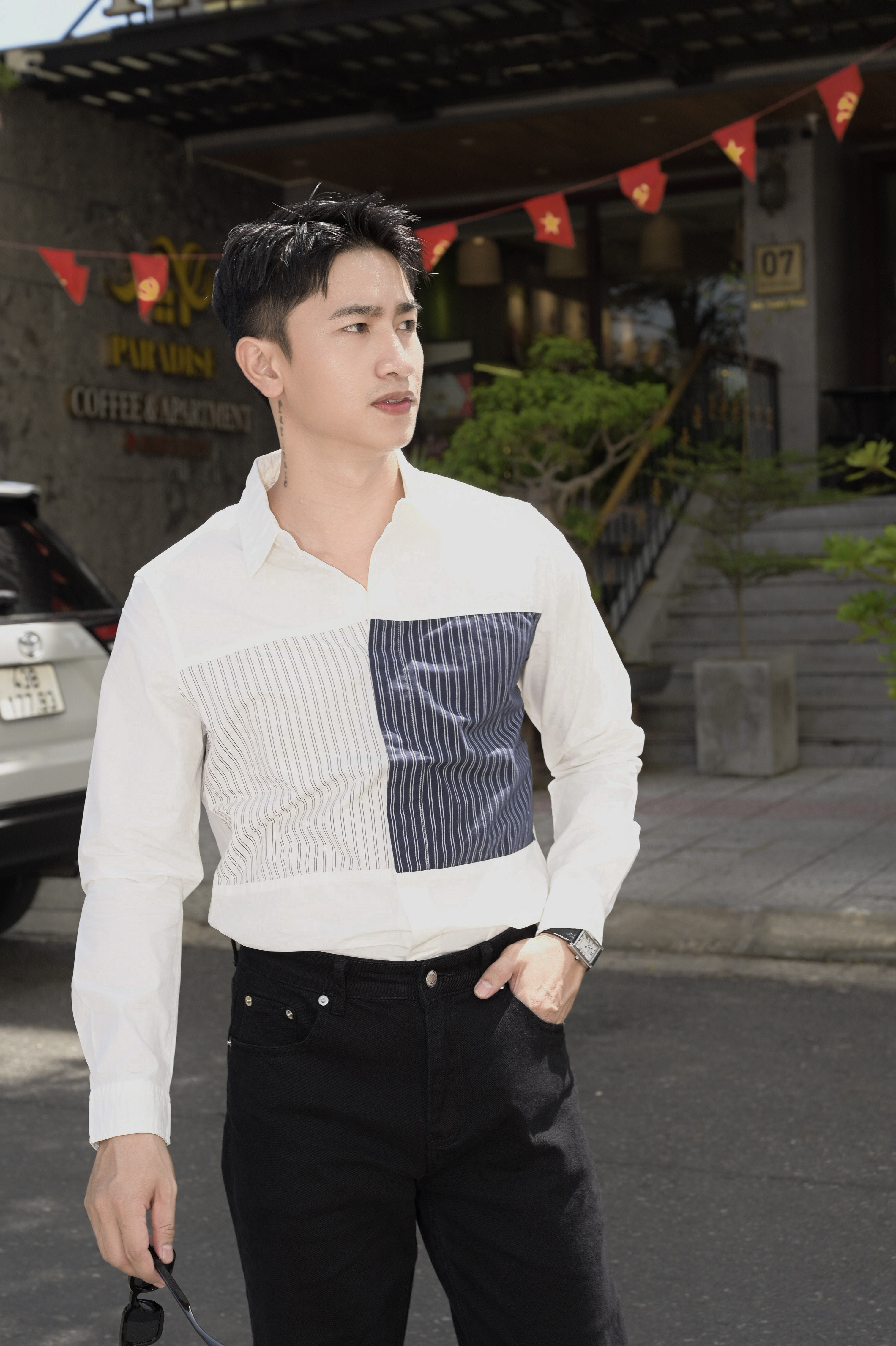 SA89 - Áo sơ mi nam dài tay kẻ sọc kiểu Nhật, chất cotton mềm mại, form rộng rãi thời trang