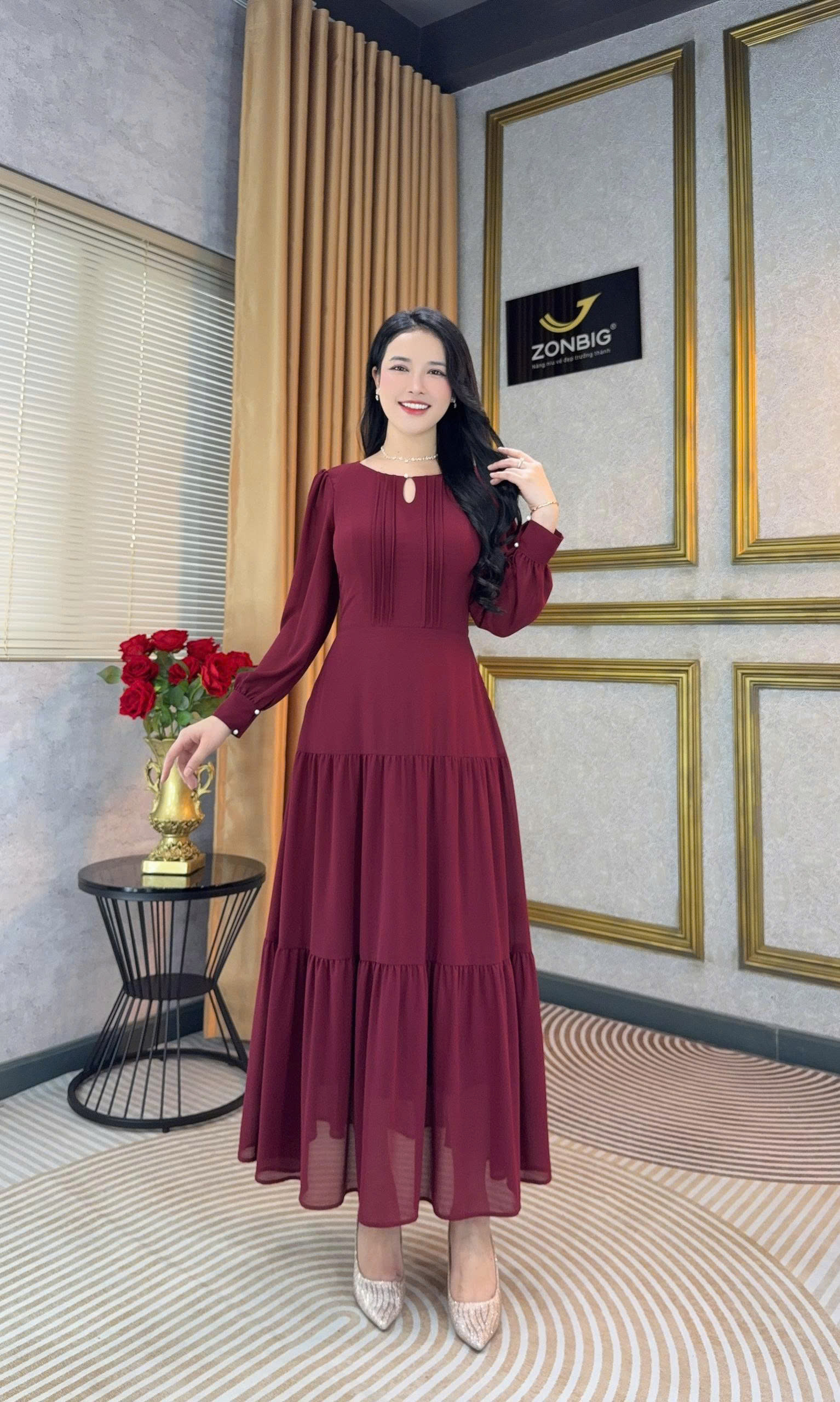 Đầm xòe - Y2215 - Thương hiệu ZONBIG