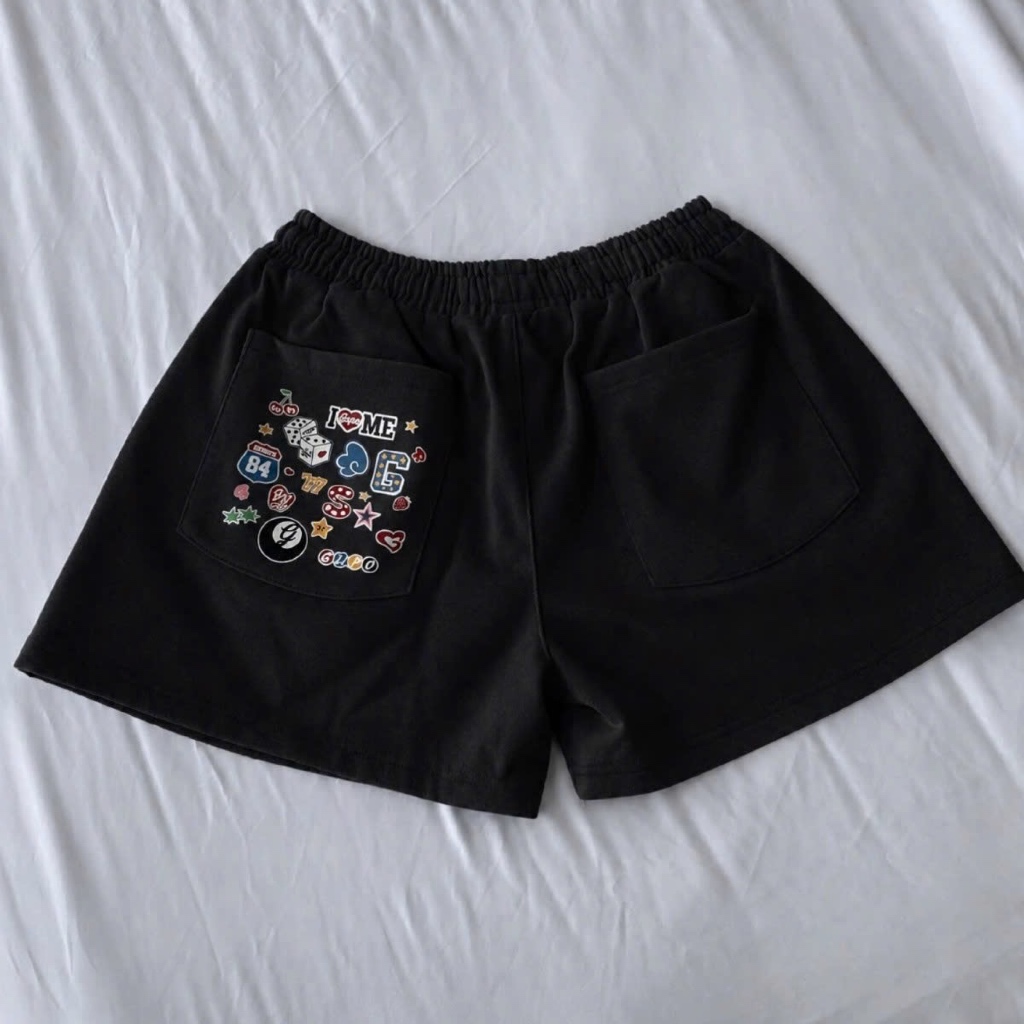 Quần Short Nỉ 𝙂𝙐𝙋𝙊 𝙋𝙡𝙖𝙮𝙙𝙖𝙩𝙚 Baggy Short Chất Nỉ Chân Cua 450gsm Form Rộng - QSN01_thumbnail_7