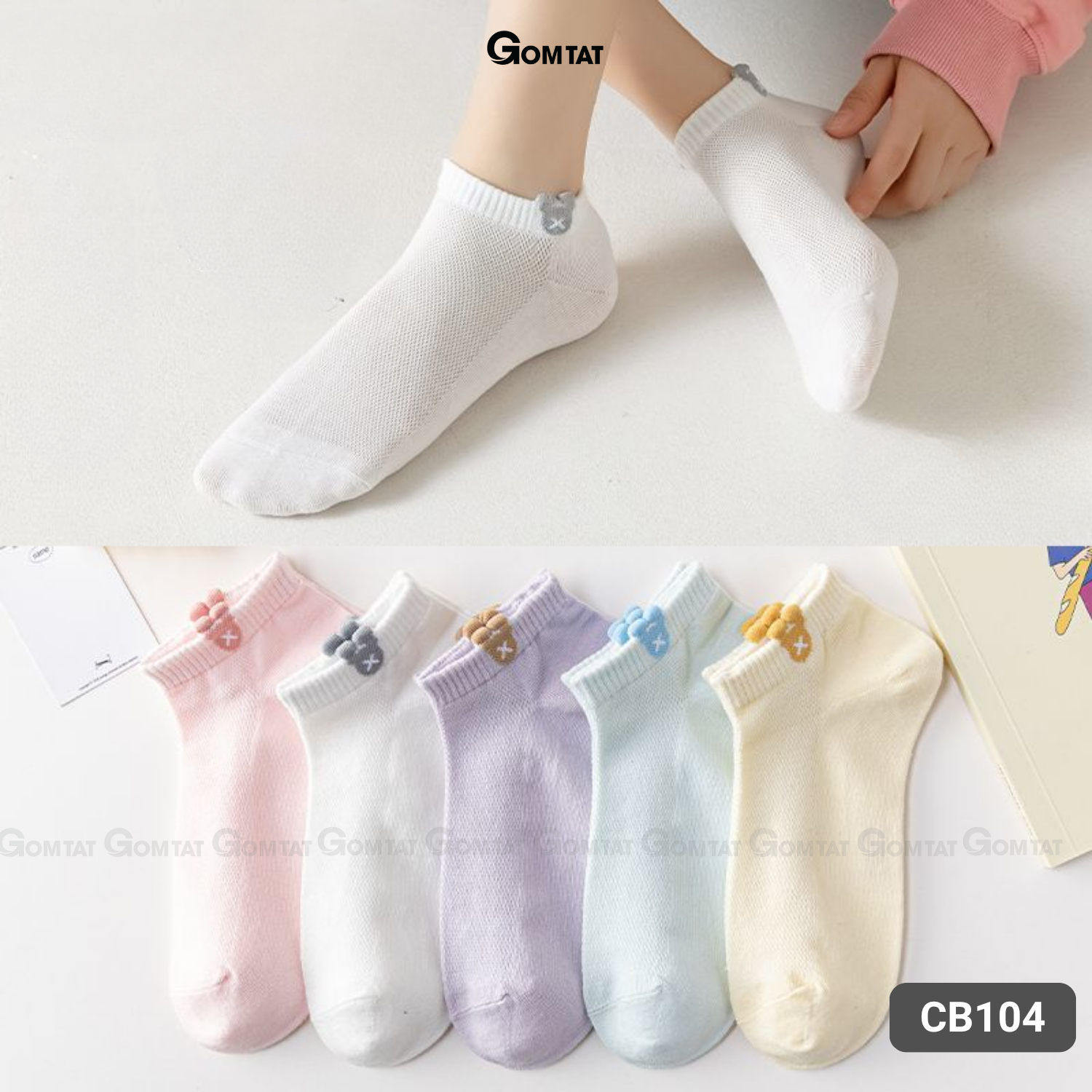 Set 5 đôi tất vớ nữ cổ ngắn UYE-CBCN_thumbnail_25