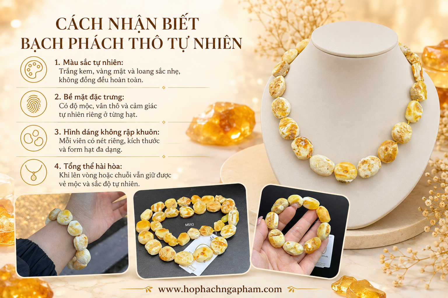 Cách Nhận Biết Bạch Phách Thô Tự Nhiên