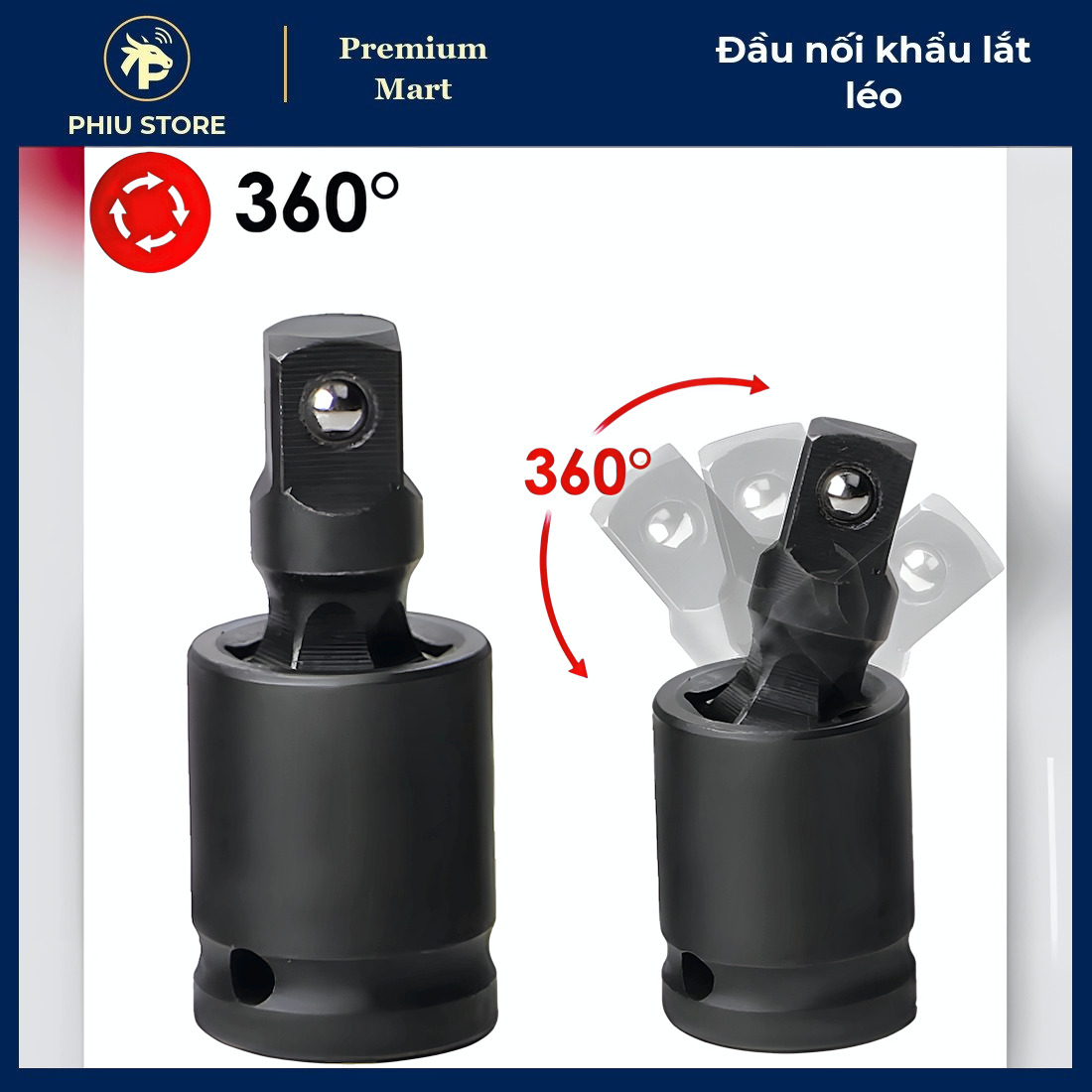 Đầu nối lắc léo, đầu khẩu lắc léo, đầu lắc léo 1/2, đầu chuyển cờ lê, cỡ 1/2 3/4 1 inch, PHIU STORE_thumbnail_8