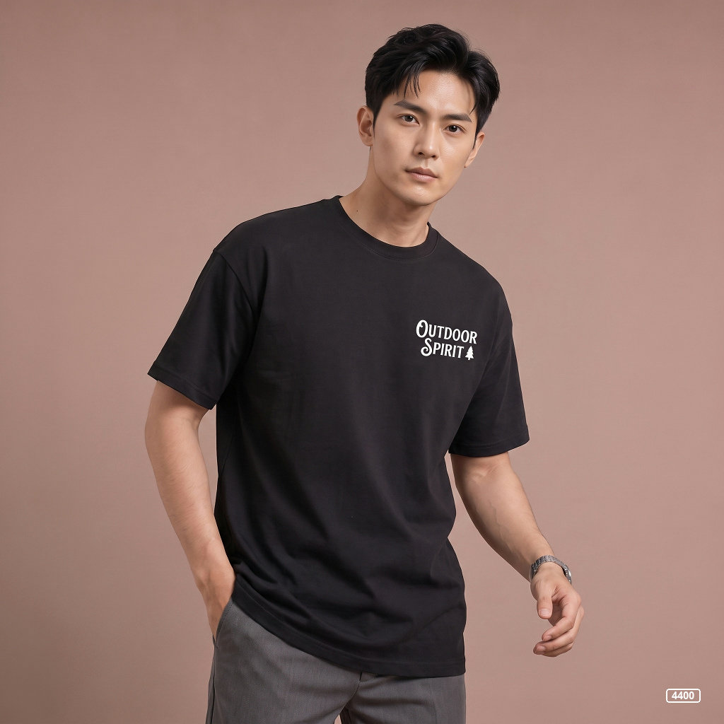 Áo thun nam outdoor spirit form rộng TeePrint 4400_thumbnail_4
