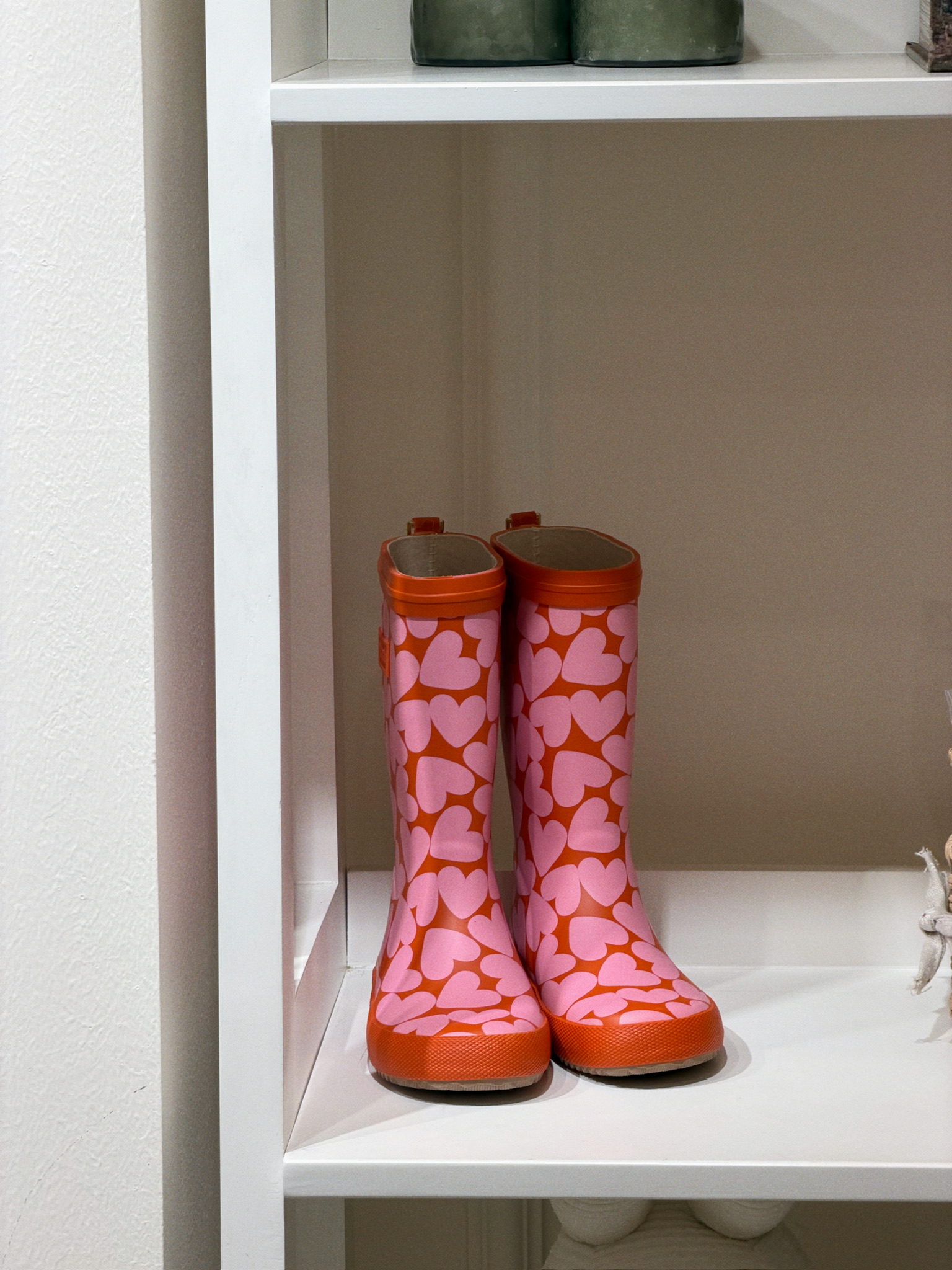 Heart Bubble Rain Boots 26