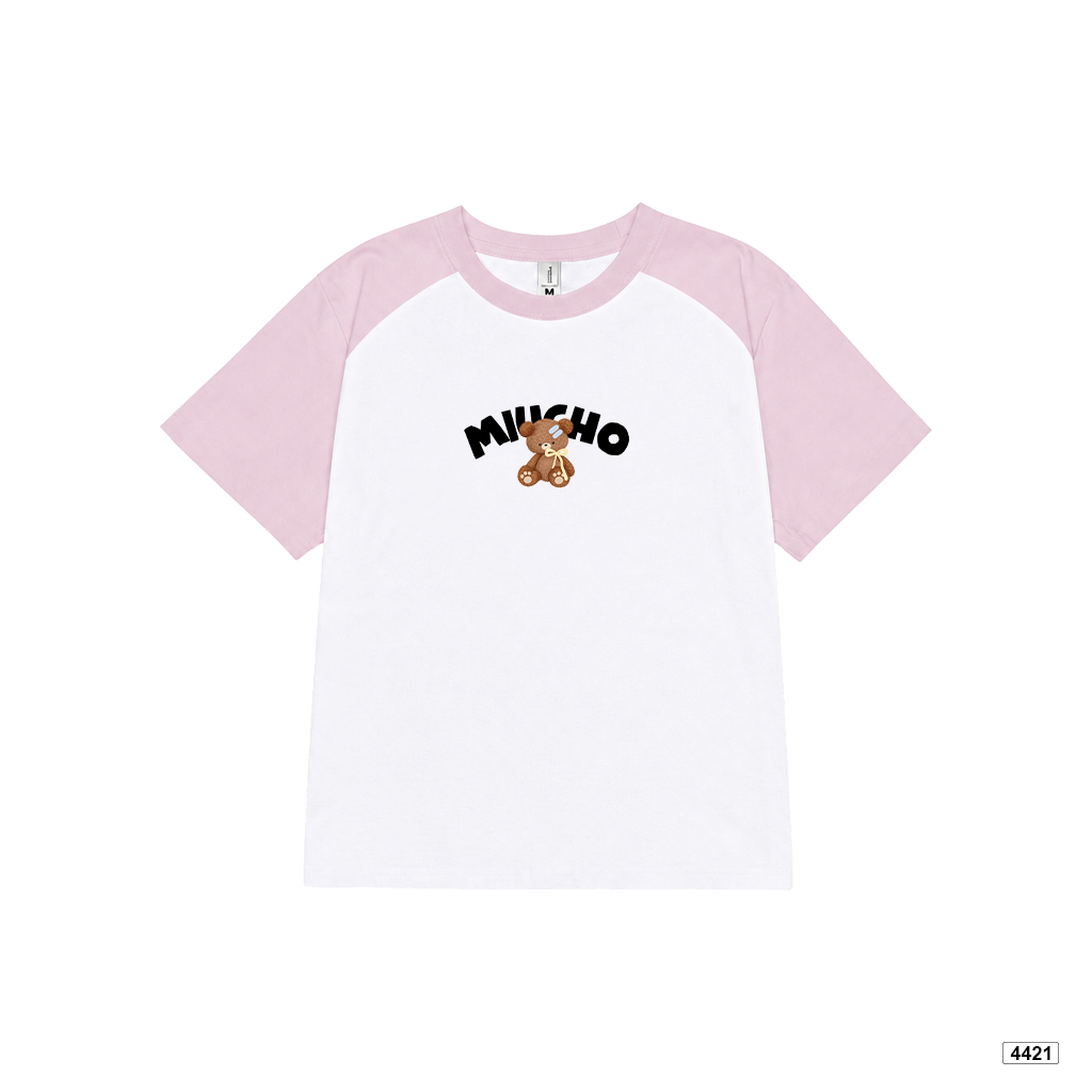 Áo babytee form ôm phối tay mix màu gấu Miucho 4421_thumbnail_8