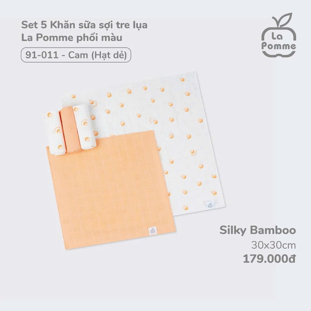 Set 5 khăn sữa La Pomme (30x30)_thumbnail_21