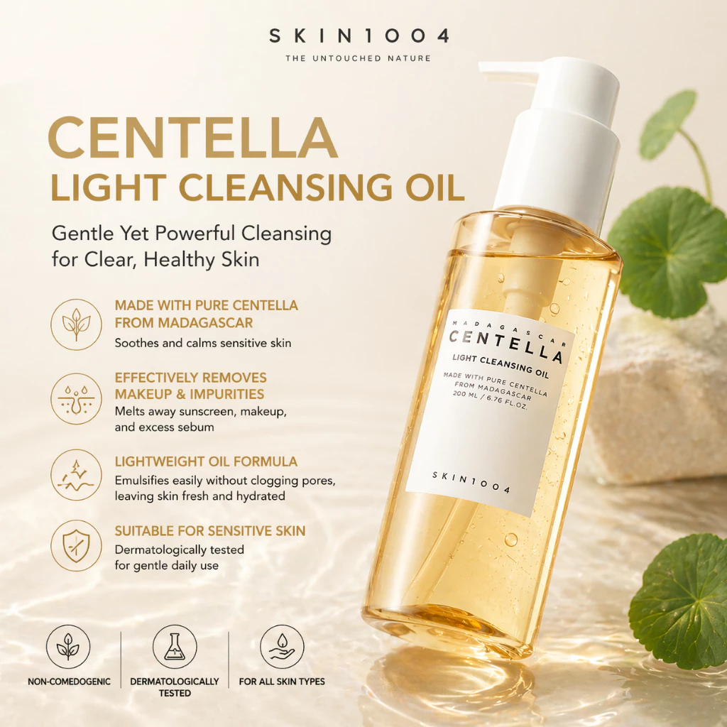SKIN1004 Madagascar Centella Light Cleansing Oil
