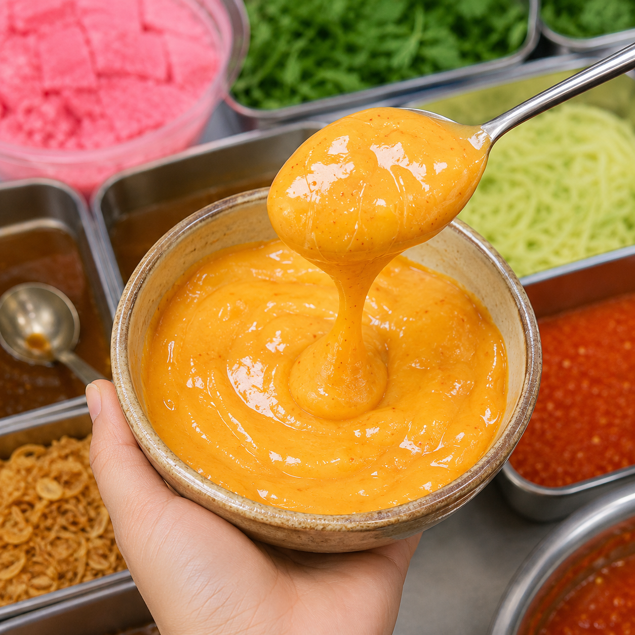 Tên sốt hoặc topping 9
